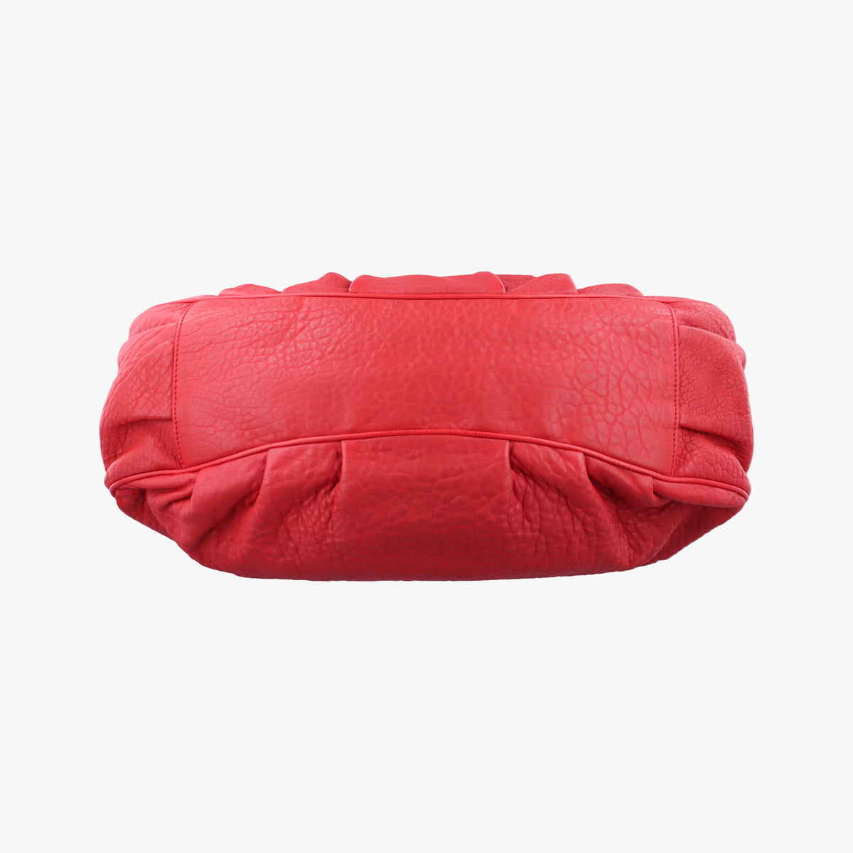 Pre-owned Fendi Mia Red Leather 8BR616 handbag | stylenewstar