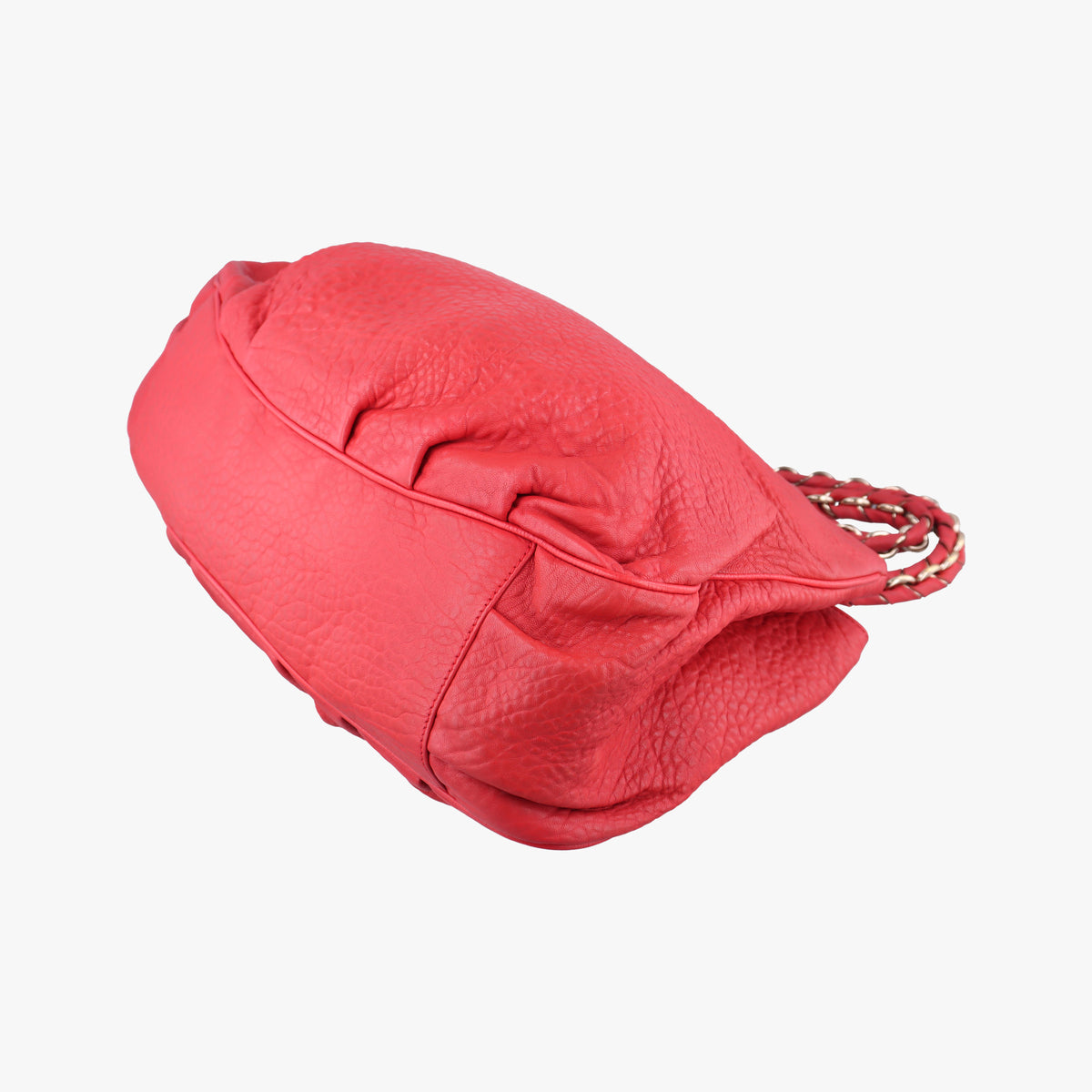 Pre-owned Fendi Mia Red Leather 8BR616 handbag | stylenewstar