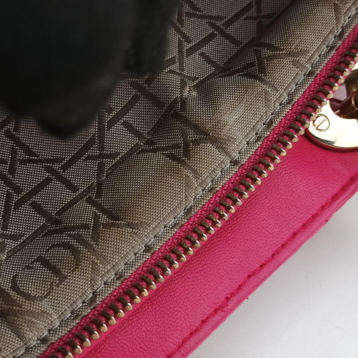 Vintage Christian Dior Lady dior Rose Lambskin  handbag | stylenewstar