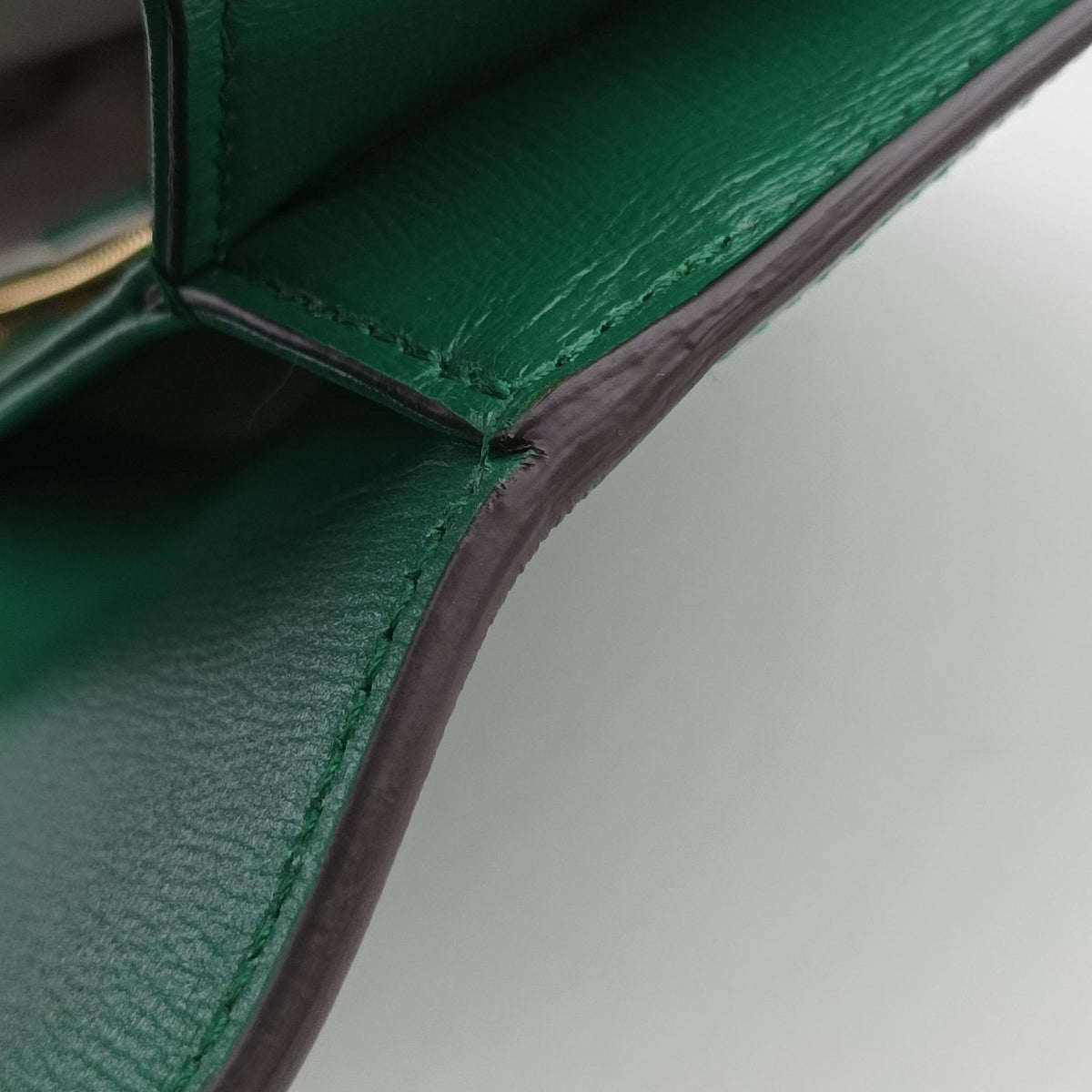 Pre-owned Gucci Horsebit 1955 Green Leather 602204 shoulderbag | stylenewstar