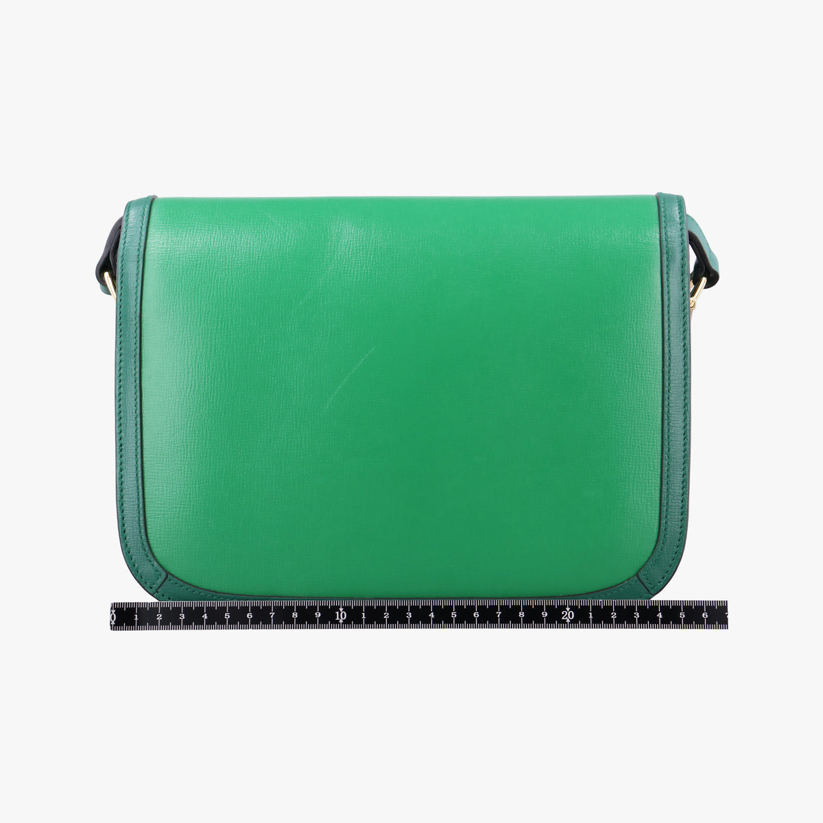 Pre-owned Gucci Horsebit 1955 Green Leather 602204 shoulderbag | stylenewstar