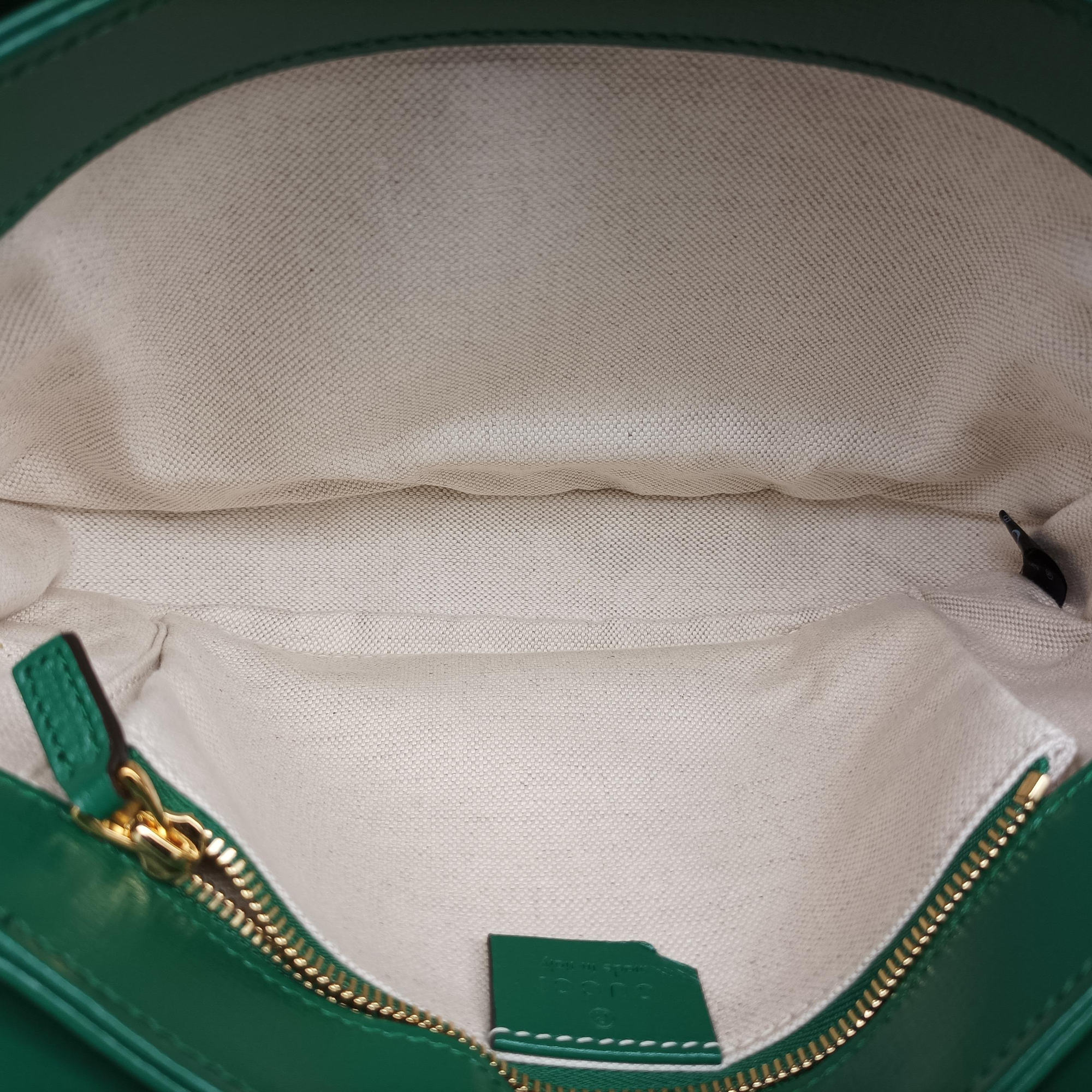 Pre-owned Gucci Horsebit 1955 Green Leather 602204 shoulderbag | stylenewstar