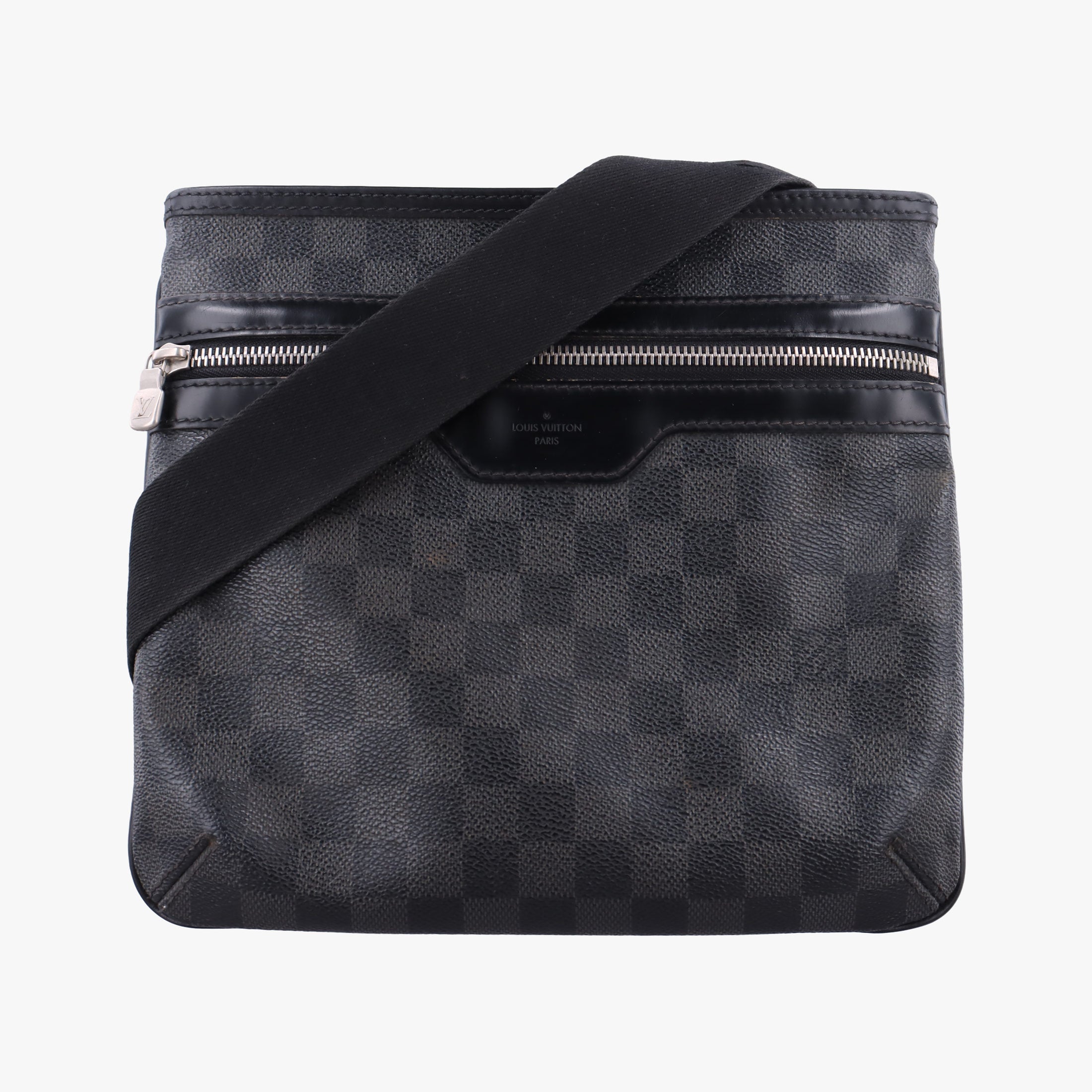 Pre-owned Louis Vuitton Thomas Noir Damier Graphite N58028 shoulderbag | stylenewstar