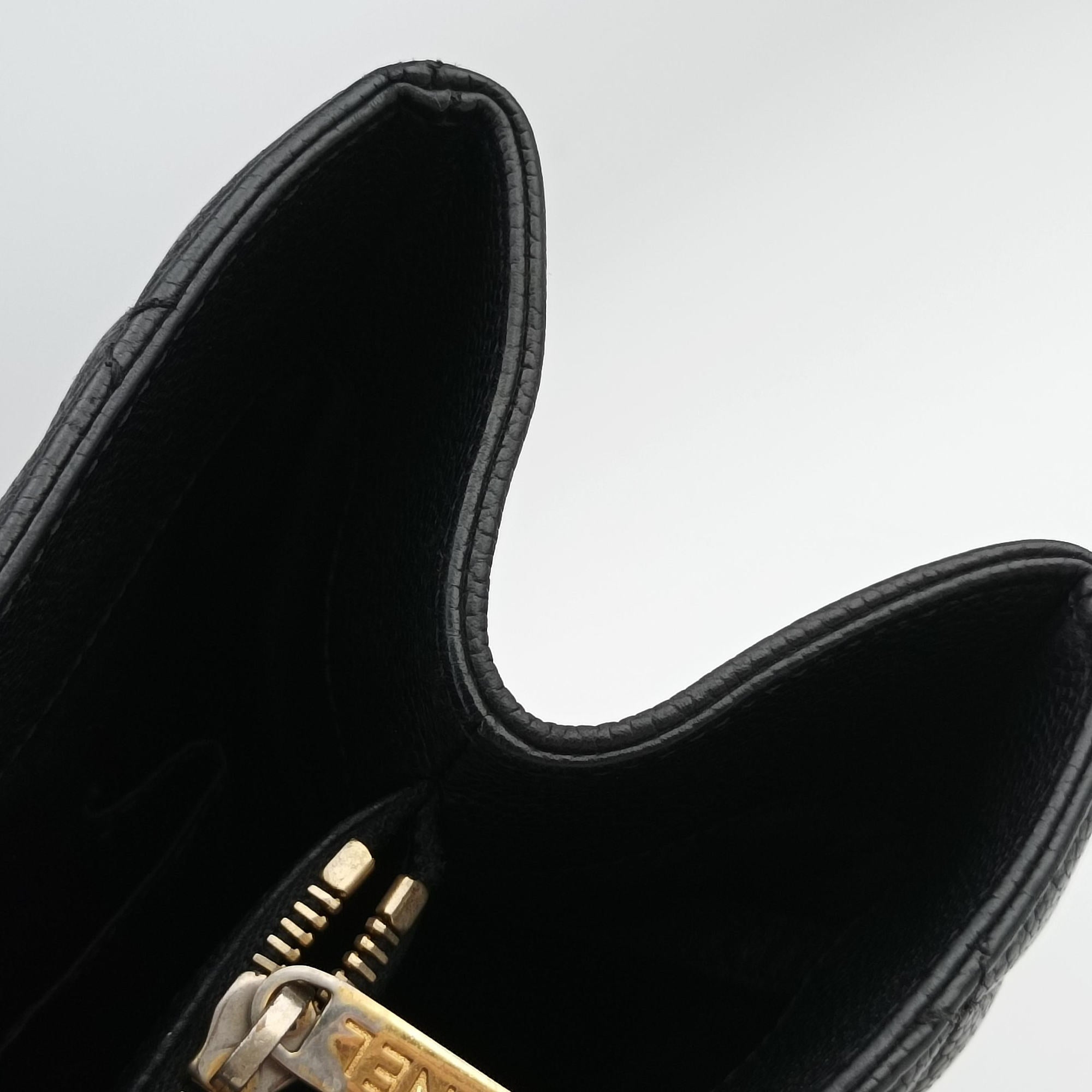Pre-owned Chanel Matelasse Cocomark GST Black Leather A66865 shoulderbag | stylenewstar