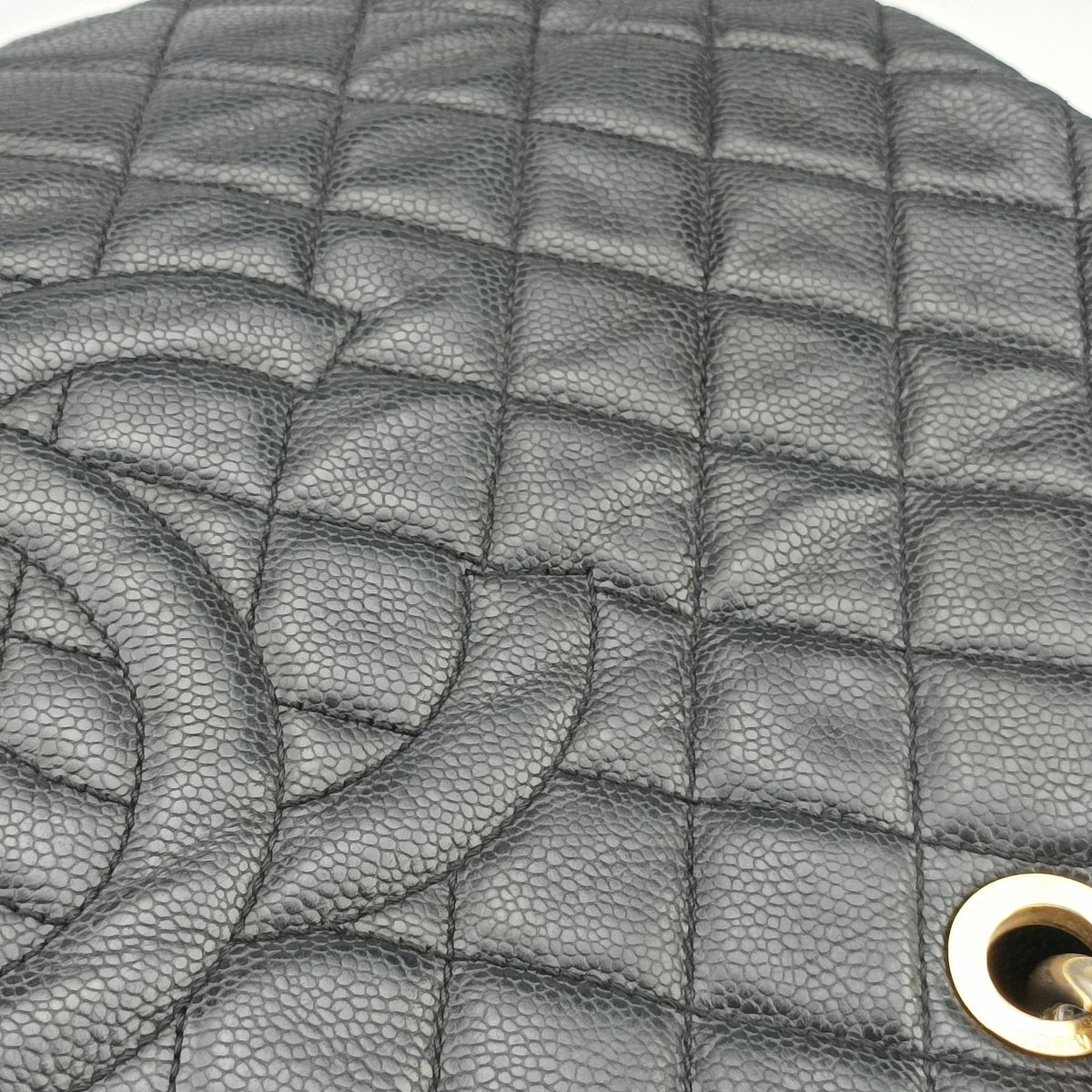 Pre-owned Chanel Matelasse Cocomark GST Black Leather A66865 shoulderbag | stylenewstar