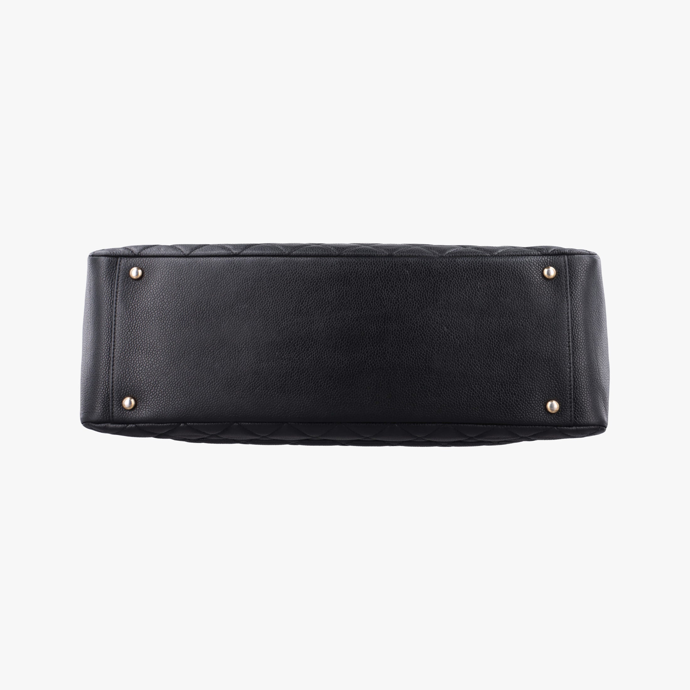 Pre-owned Chanel Matelasse Cocomark GST Black Leather A66865 shoulderbag | stylenewstar