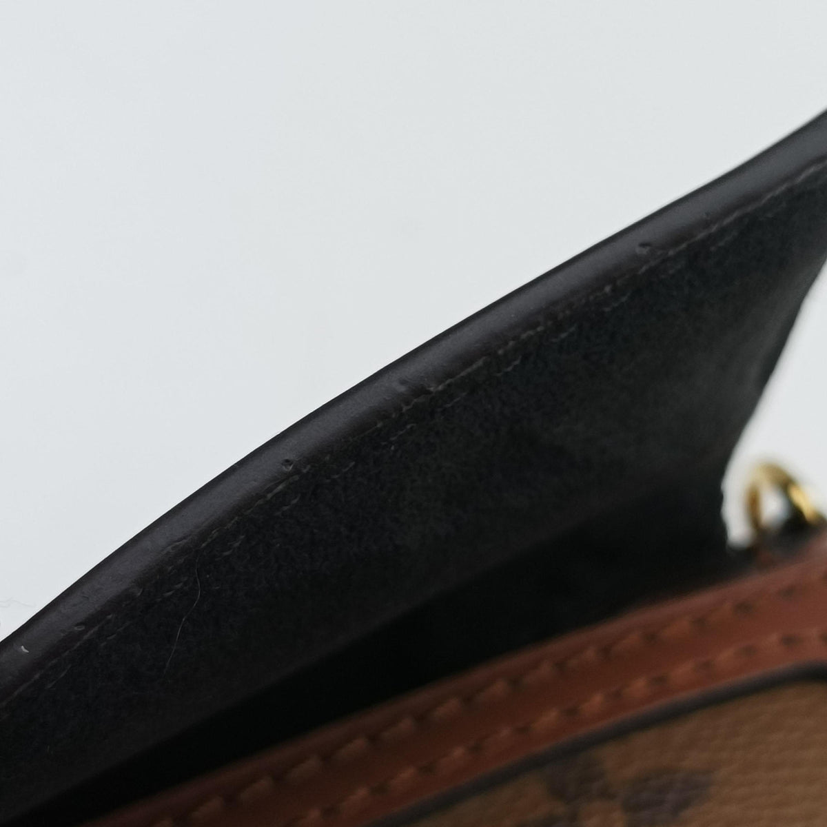 Pre-owned Louis Vuitton Portefeuille Dauphine Brown Monogram Reverse M68746 shoulderbag | stylenewstar