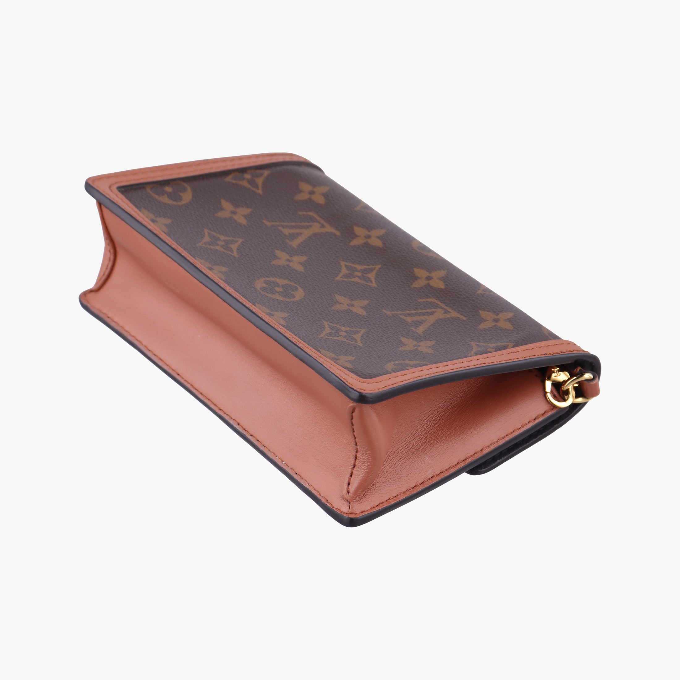 Pre-owned Louis Vuitton Portefeuille Dauphine Brown Monogram Reverse M68746 shoulderbag | stylenewstar
