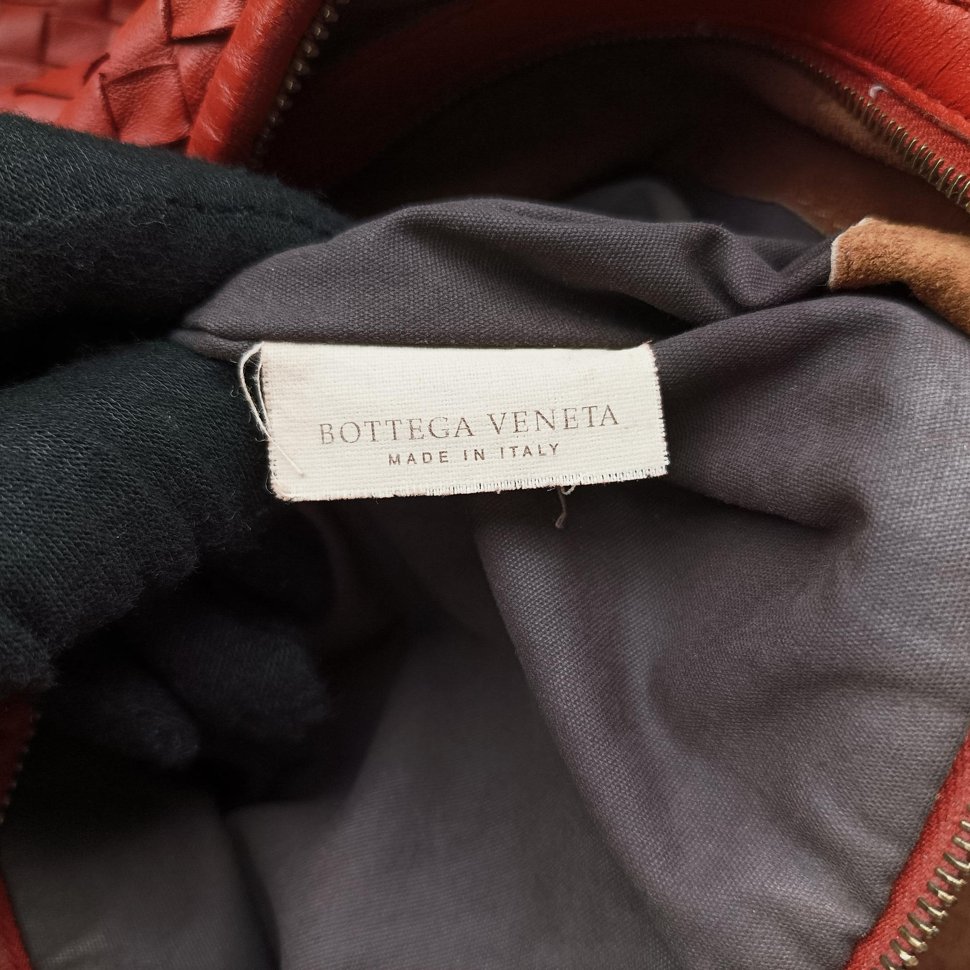 Pre-owned Bottega Veneta Intrecciato Red lambskin  handbag | stylenewstar