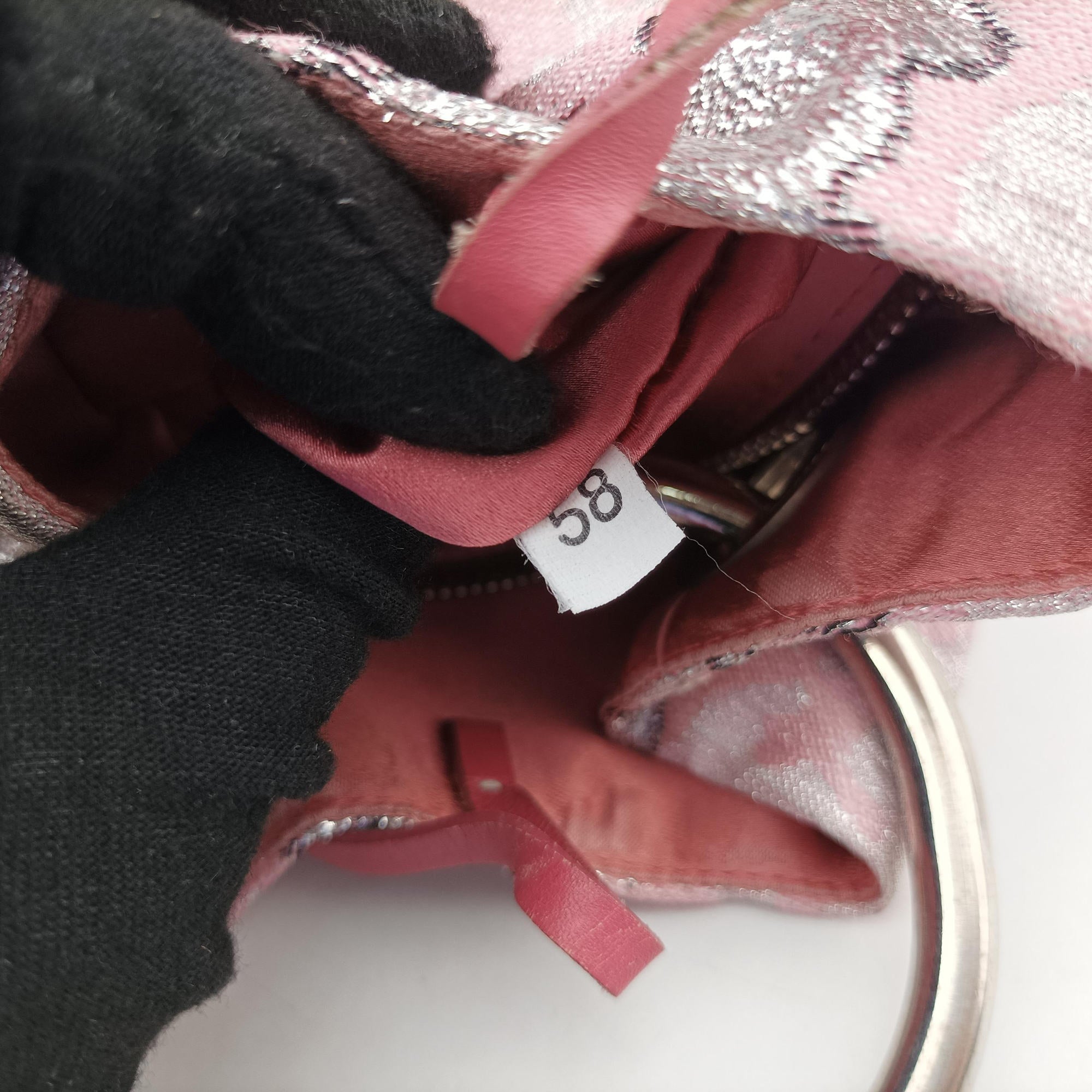 Pre-owned Prada Brocade Pink Silk  handbag | stylenewstar