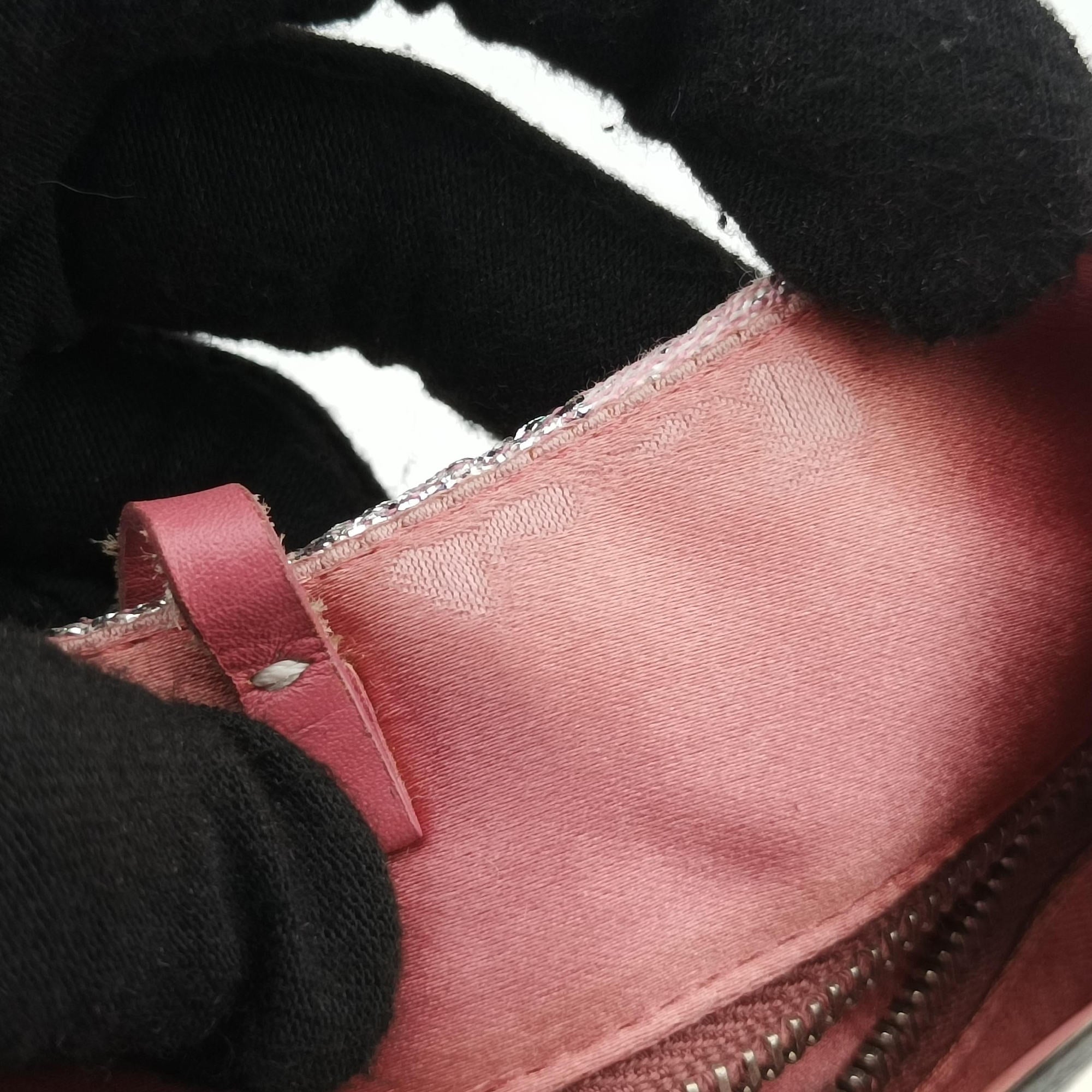 Pre-owned Prada Brocade Pink Silk  handbag | stylenewstar