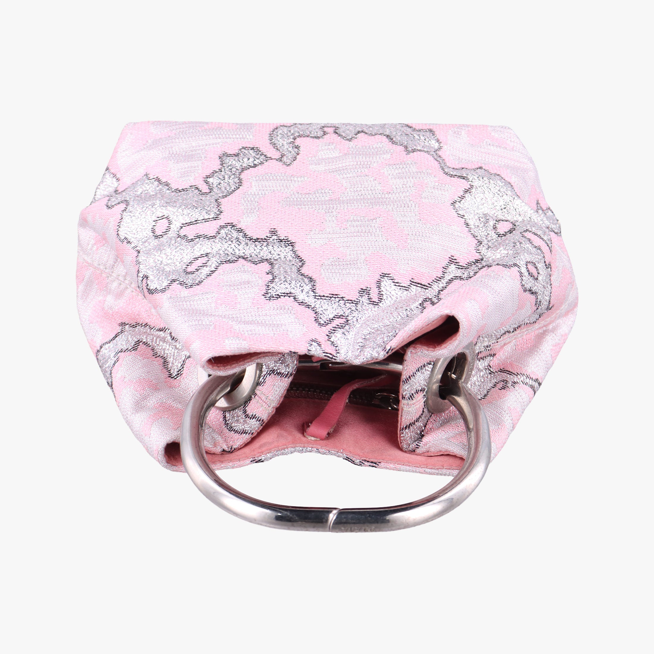 Pre-owned Prada Brocade Pink Silk  handbag | stylenewstar