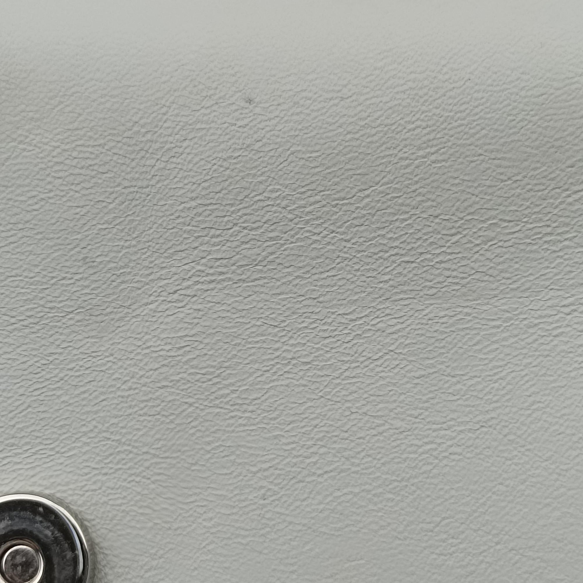 Pre-owned Chloe FAYE Blue×Grey Leather × suede  shoulderbag | stylenewstar