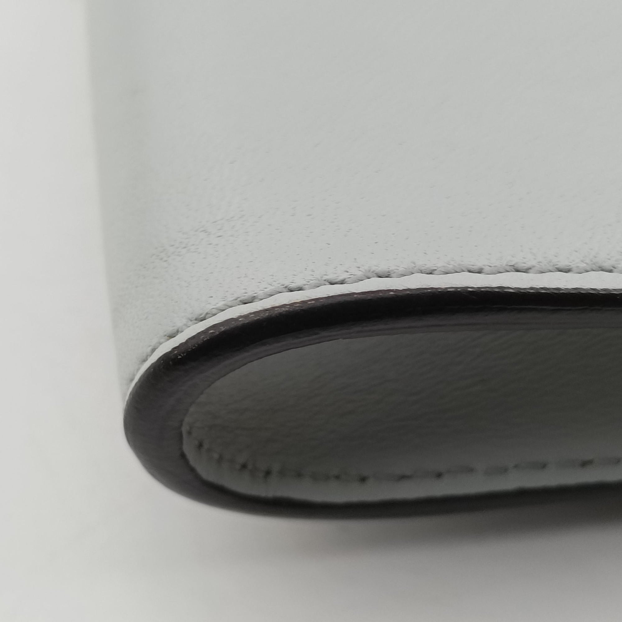 Pre-owned Chloe FAYE Blue×Grey Leather × suede  shoulderbag | stylenewstar
