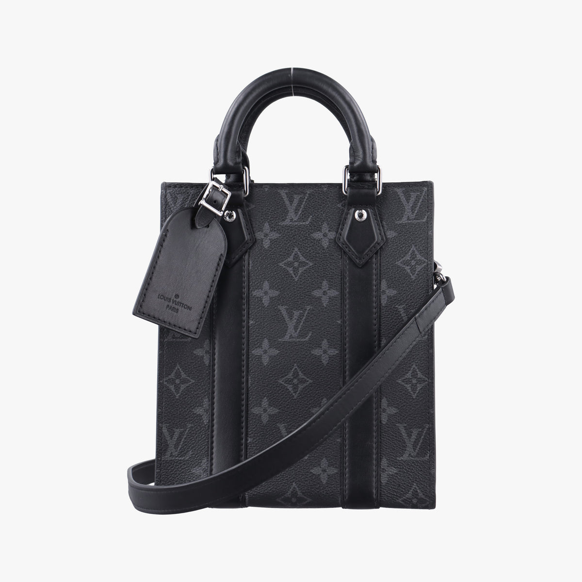 Pre-owned Louis Vuitton Sac Plat Mini Noir Monogram Eclipse M46453 shoulderbag | stylenewstar