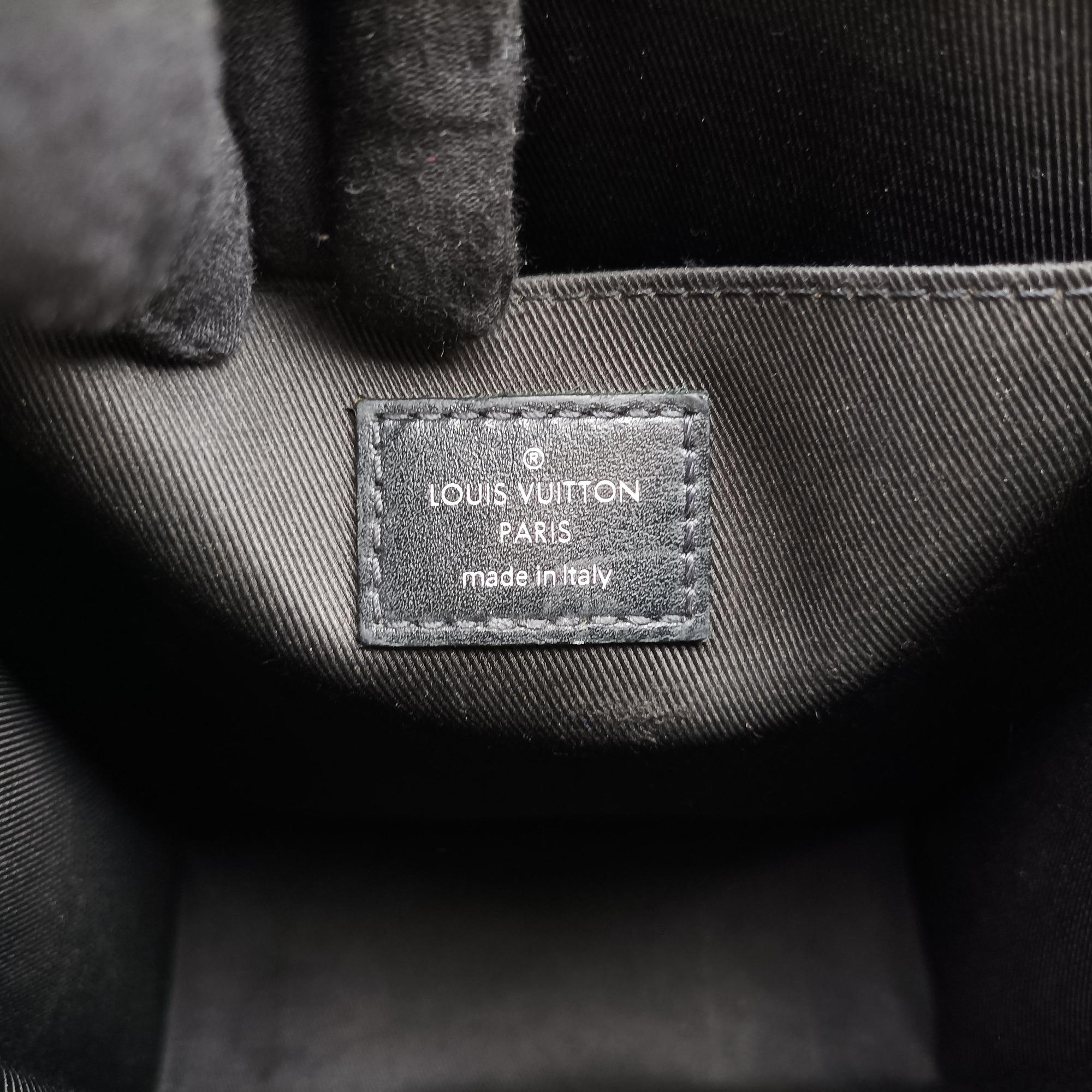 Pre-owned Louis Vuitton Sac Plat Mini Noir Monogram Eclipse M46453 shoulderbag | stylenewstar