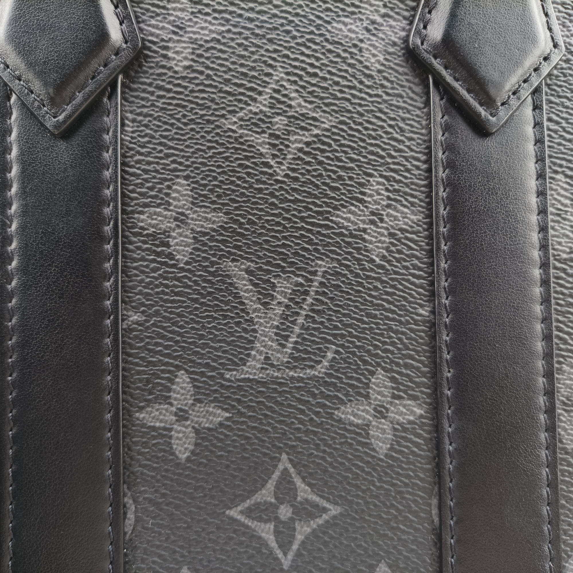 Pre-owned Louis Vuitton Sac Plat Mini Noir Monogram Eclipse M46453 shoulderbag | stylenewstar