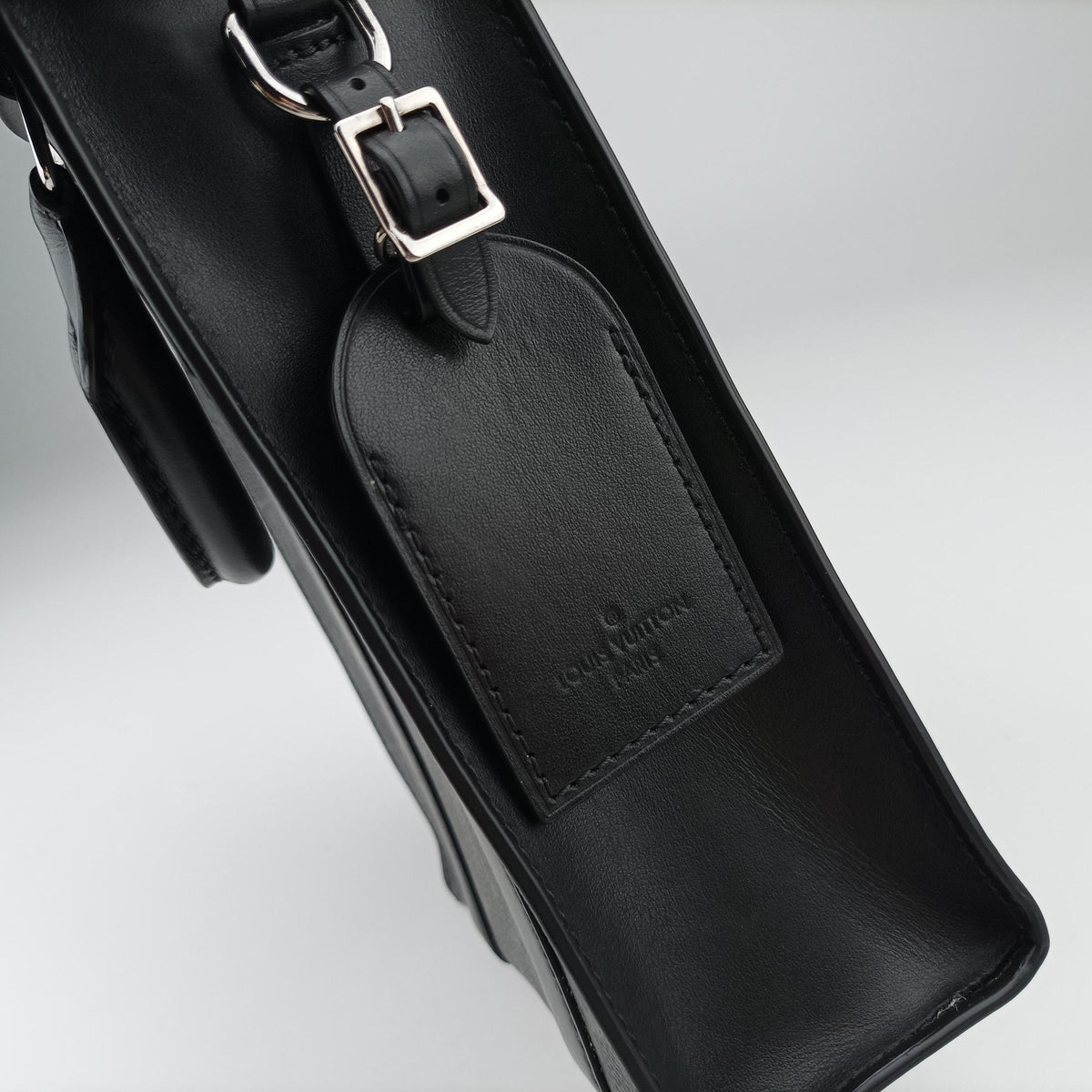 Pre-owned Louis Vuitton Sac Plat Mini Noir Monogram Eclipse M46453 shoulderbag | stylenewstar