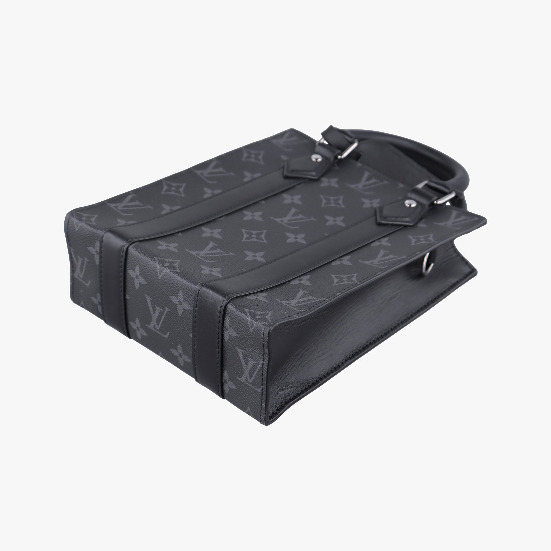 Pre-owned Louis Vuitton Sac Plat Mini Noir Monogram Eclipse M46453 shoulderbag | stylenewstar