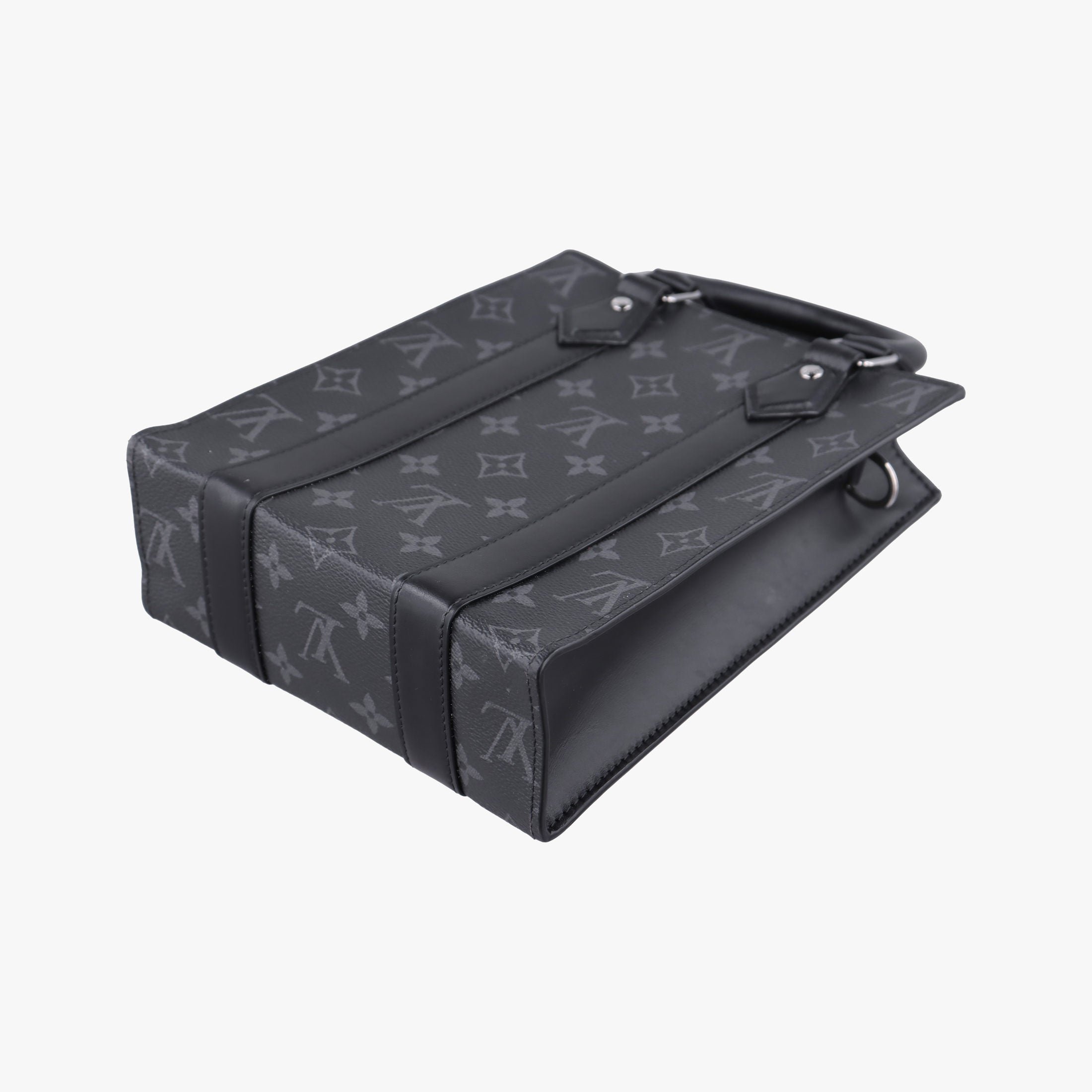 Pre-owned Louis Vuitton Sac Plat Mini Noir Monogram Eclipse M46453 shoulderbag | stylenewstar