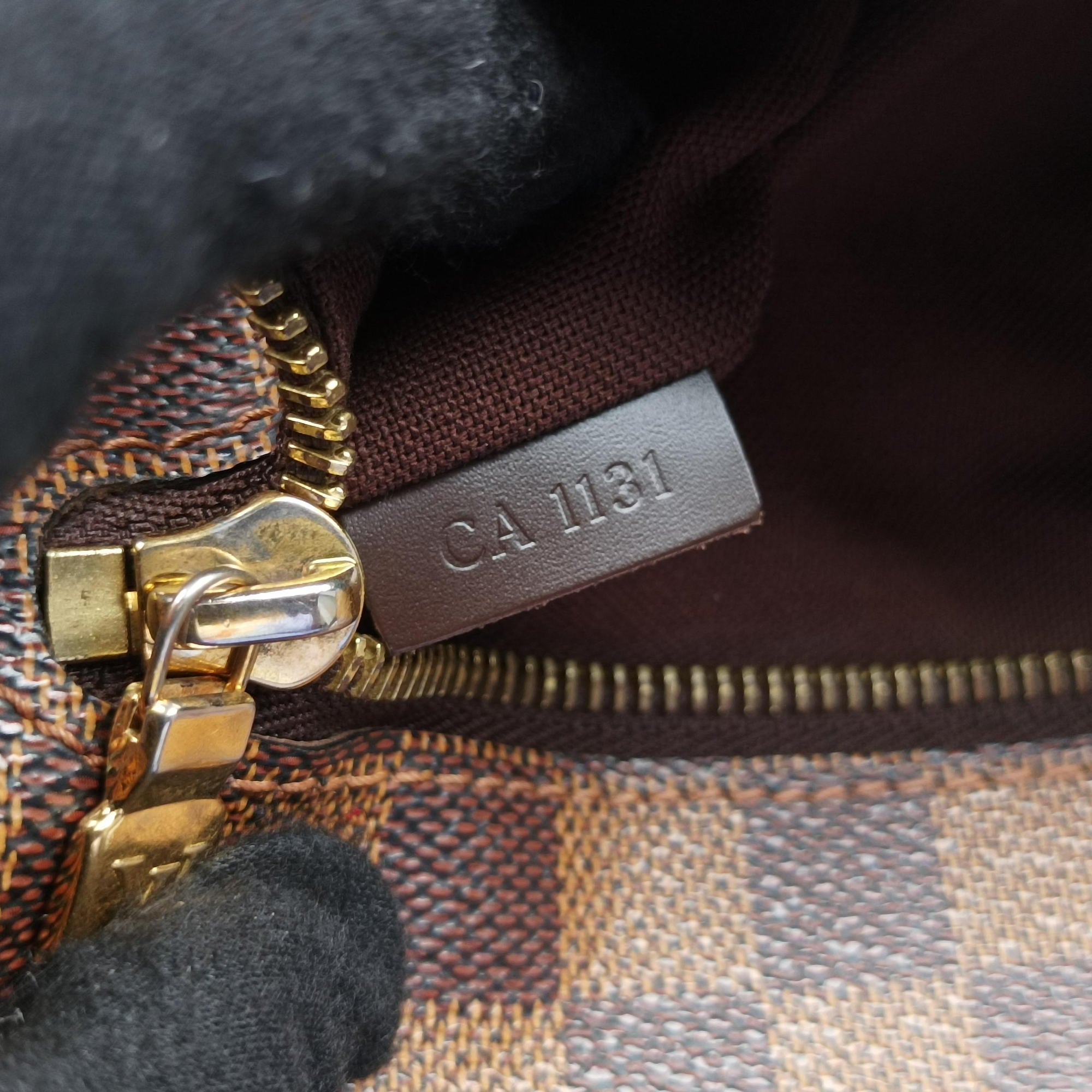 Pre-owned Louis Vuitton BROOKLYN MM EBENE Damier Canvas N51211 shoulderbag | stylenewstar