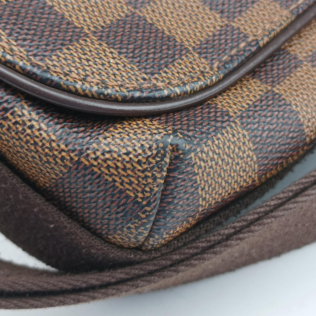 Pre-owned Louis Vuitton BROOKLYN MM EBENE Damier Canvas N51211 shoulderbag | stylenewstar