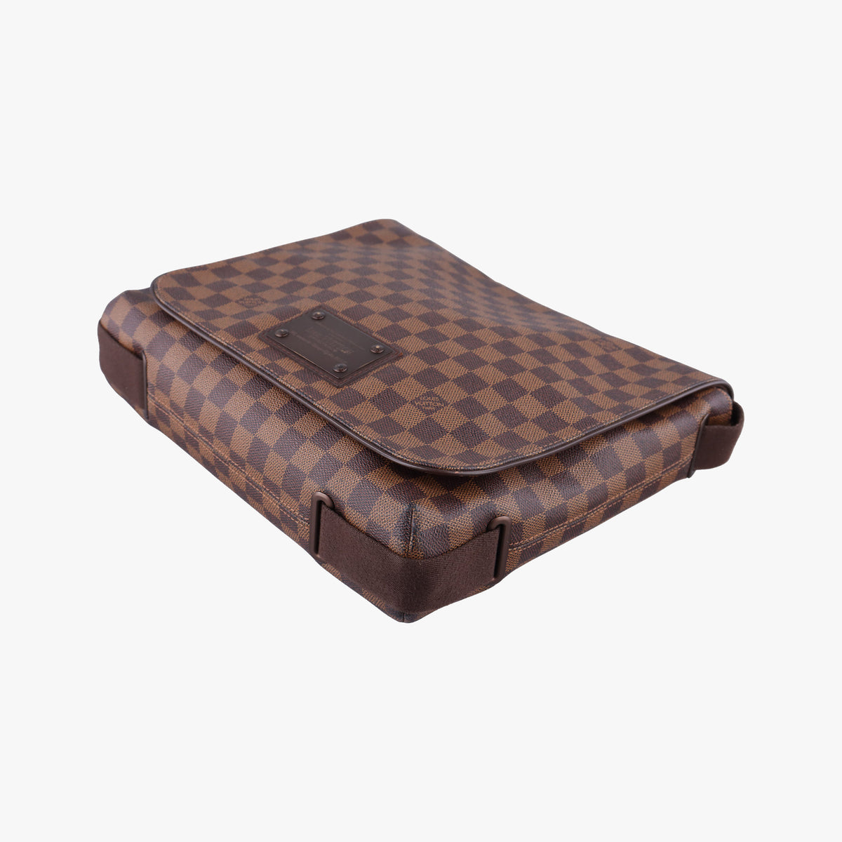 Pre-owned Louis Vuitton BROOKLYN MM EBENE Damier Canvas N51211 shoulderbag | stylenewstar