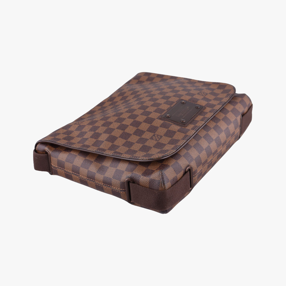 Pre-owned Louis Vuitton BROOKLYN MM EBENE Damier Canvas N51211 shoulderbag | stylenewstar