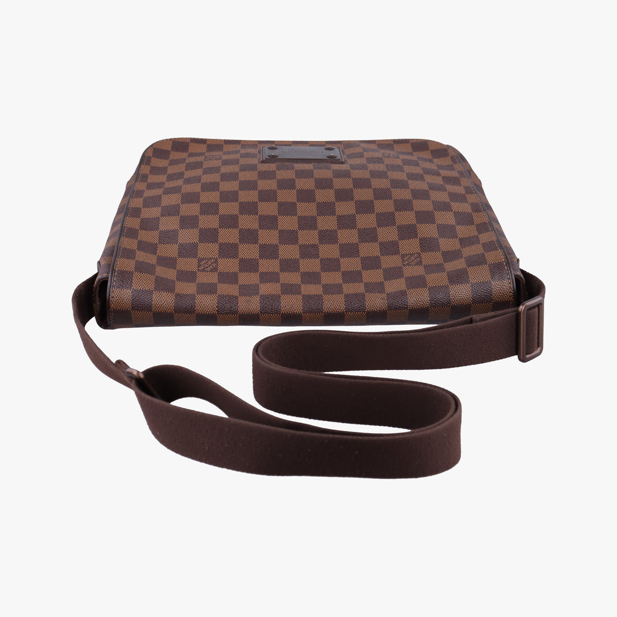 Pre-owned Louis Vuitton BROOKLYN MM EBENE Damier Canvas N51211 shoulderbag | stylenewstar