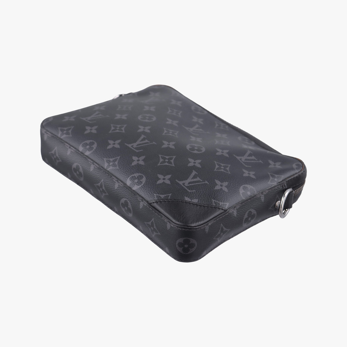Pre-owned Louis Vuitton Trio Messenger Gris Monogram Shadow M46603 shoulderbag | stylenewstar