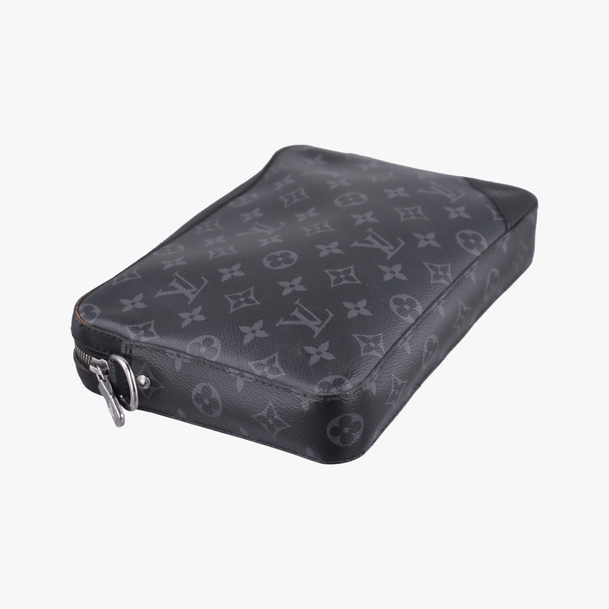 Pre-owned Louis Vuitton Trio Messenger Gris Monogram Shadow M46603 shoulderbag | stylenewstar