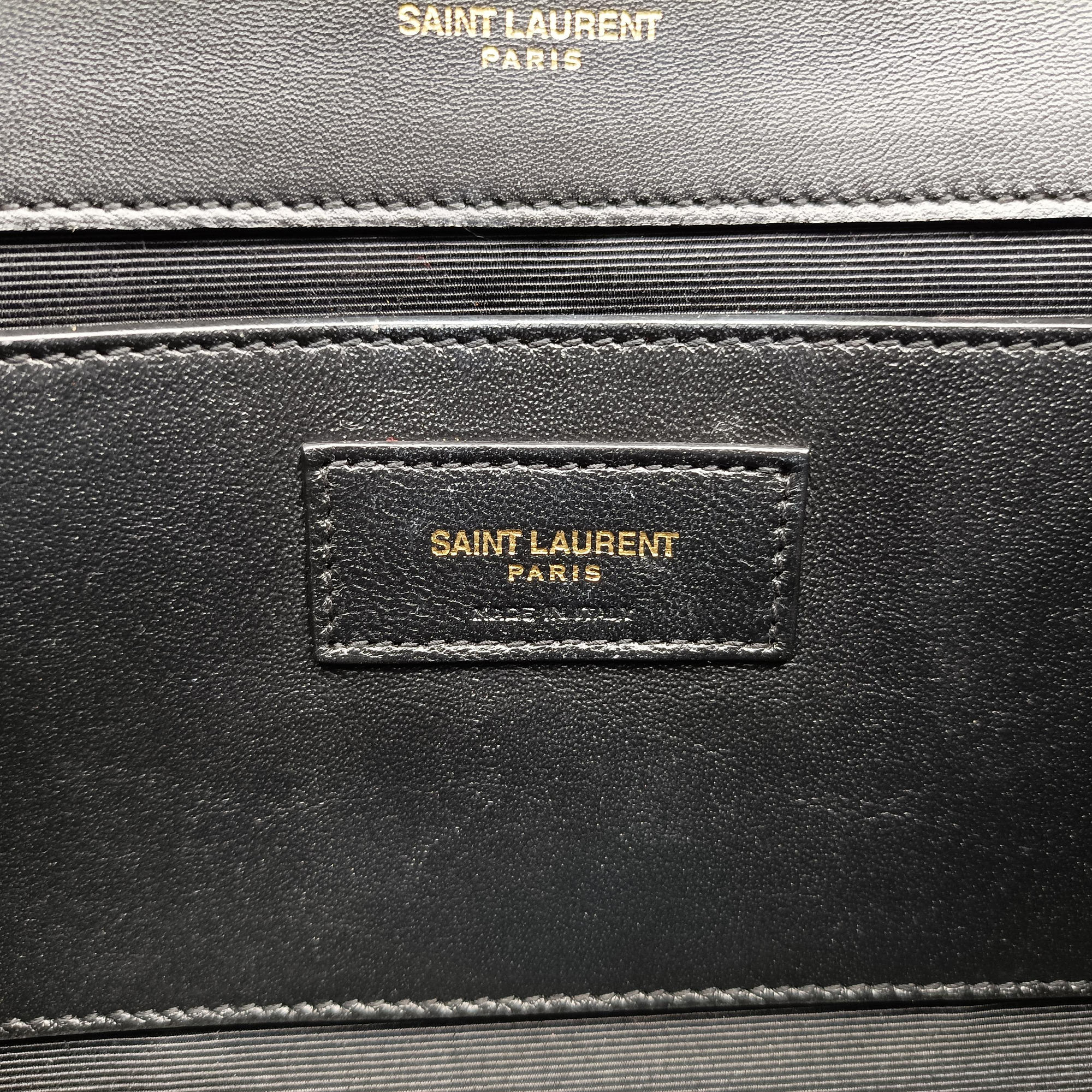 Secondhand Yves Saint Laurent KATE Black velour 474366 shoulderbag | stylenewstar