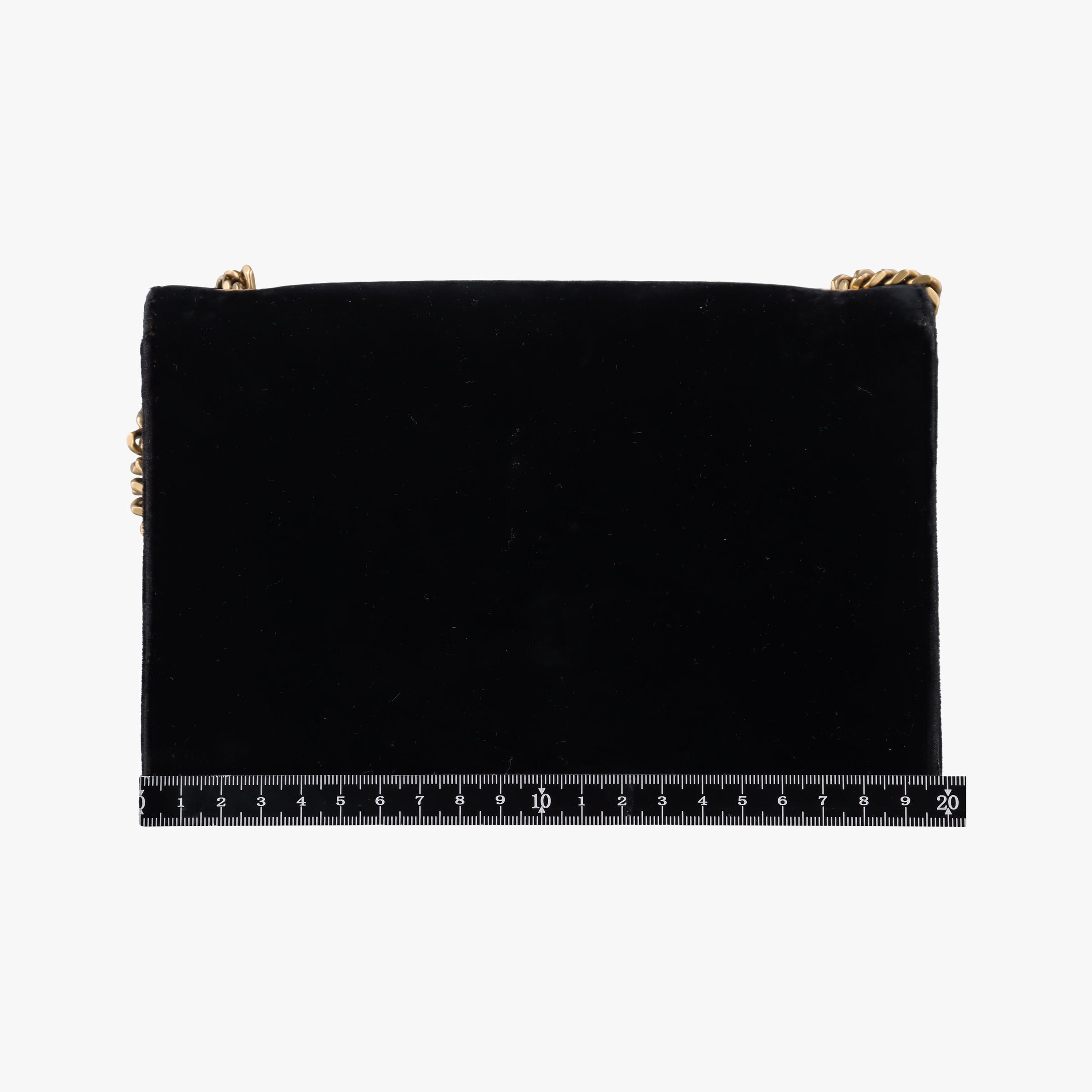 Secondhand Yves Saint Laurent KATE Black velour 474366 shoulderbag | stylenewstar