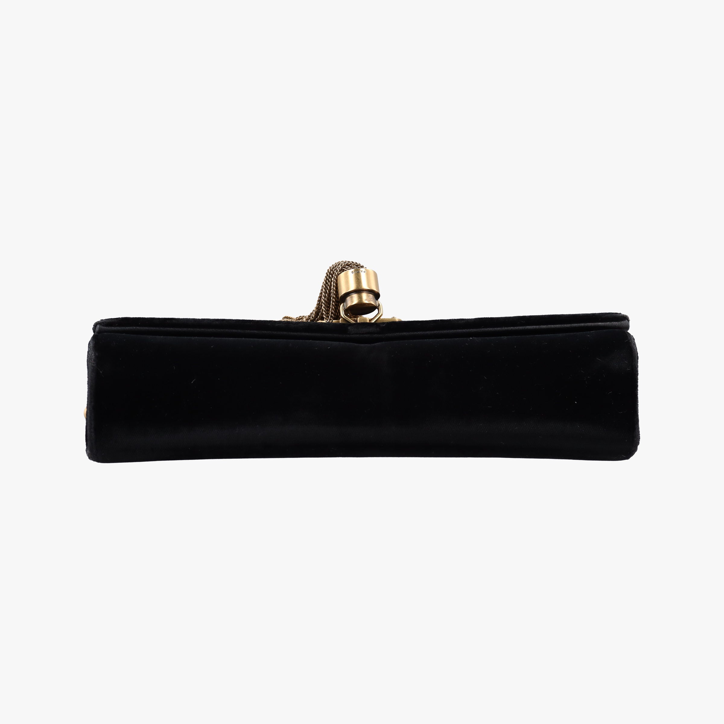 Secondhand Yves Saint Laurent KATE Black velour 474366 shoulderbag | stylenewstar