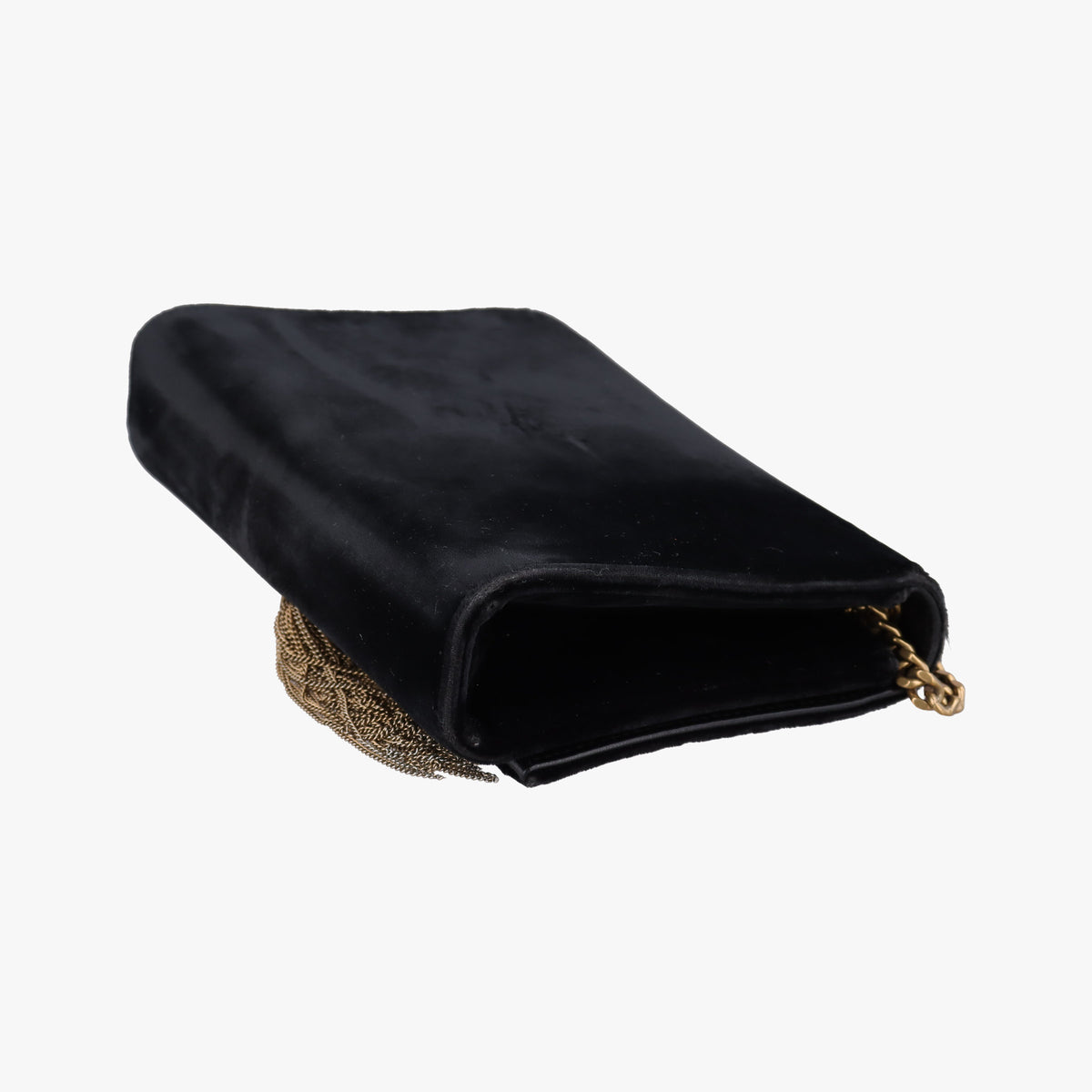 Secondhand Yves Saint Laurent KATE Black velour 474366 shoulderbag | stylenewstar