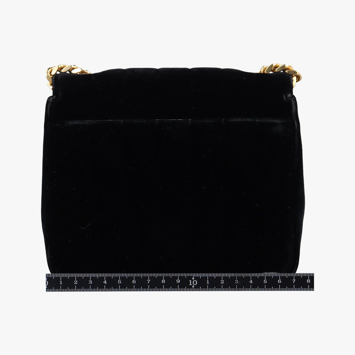 Vintage Yves Saint Laurent VICKY Black velour 538439 shoulderbag | stylenewstar