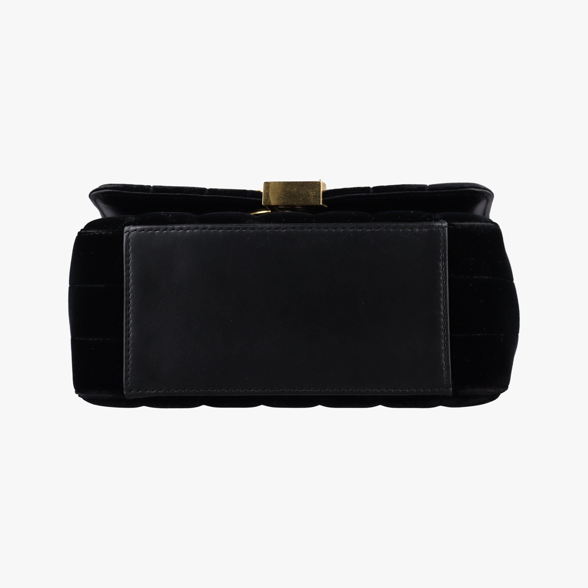 Vintage Yves Saint Laurent VICKY Black velour 538439 shoulderbag | stylenewstar