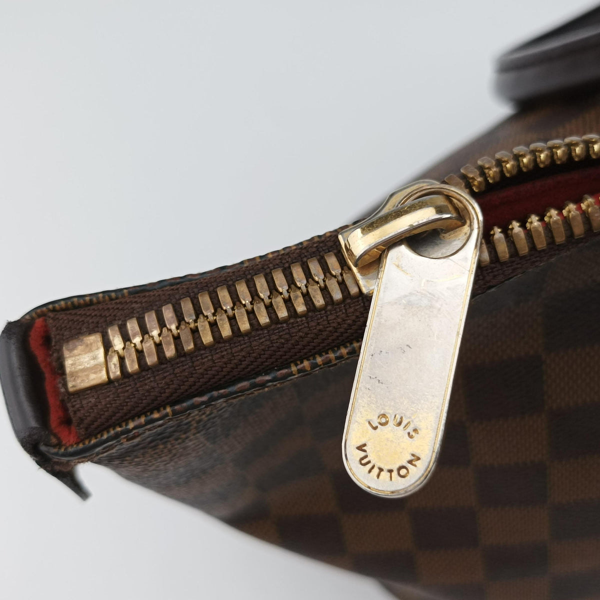 Pre-owned Louis Vuitton SALEYA PM EBENE Damier Canvas N51183 handbag | stylenewstar