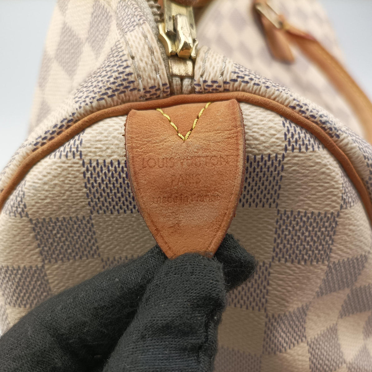 Pre-owned Louis Vuitton Speedy 35 AZUR Damier Canvas N41535 handbag | stylenewstar