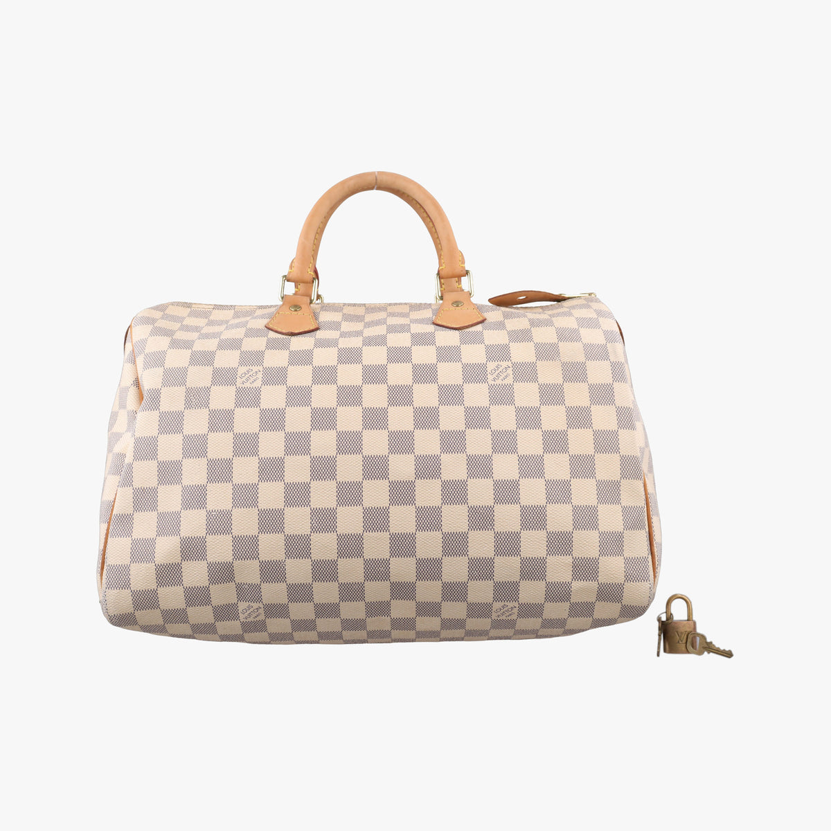 Pre-owned Louis Vuitton Speedy 35 AZUR Damier Canvas N41535 handbag | stylenewstar