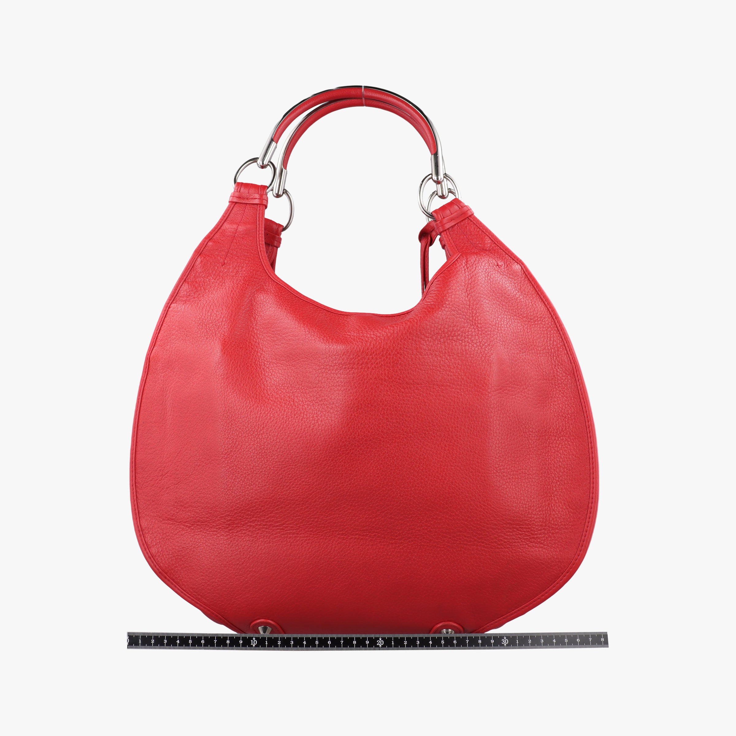 Pre-owned Christian Dior Hobo Red Leather  handbag | stylenewstar