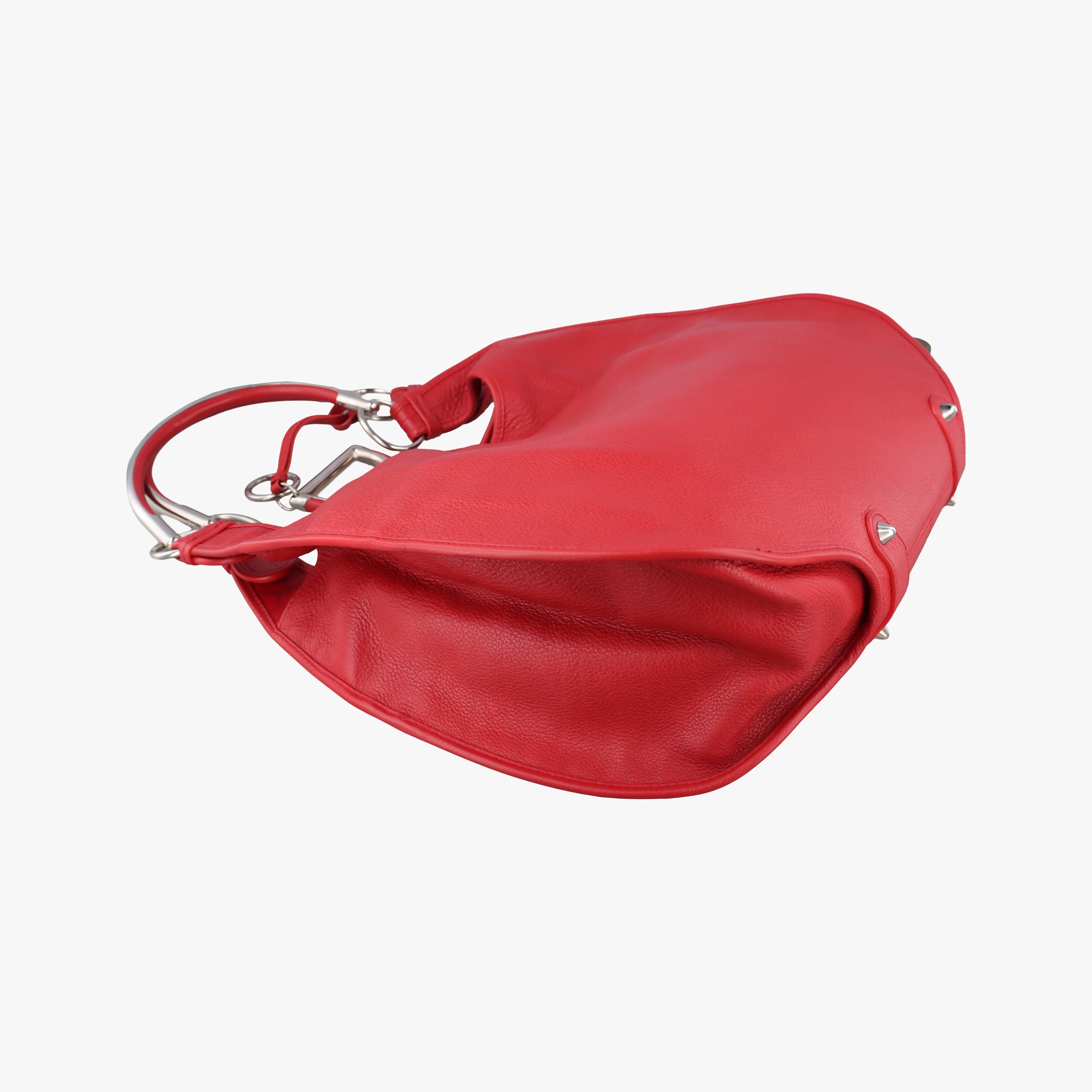 Pre-owned Christian Dior Hobo Red Leather  handbag | stylenewstar
