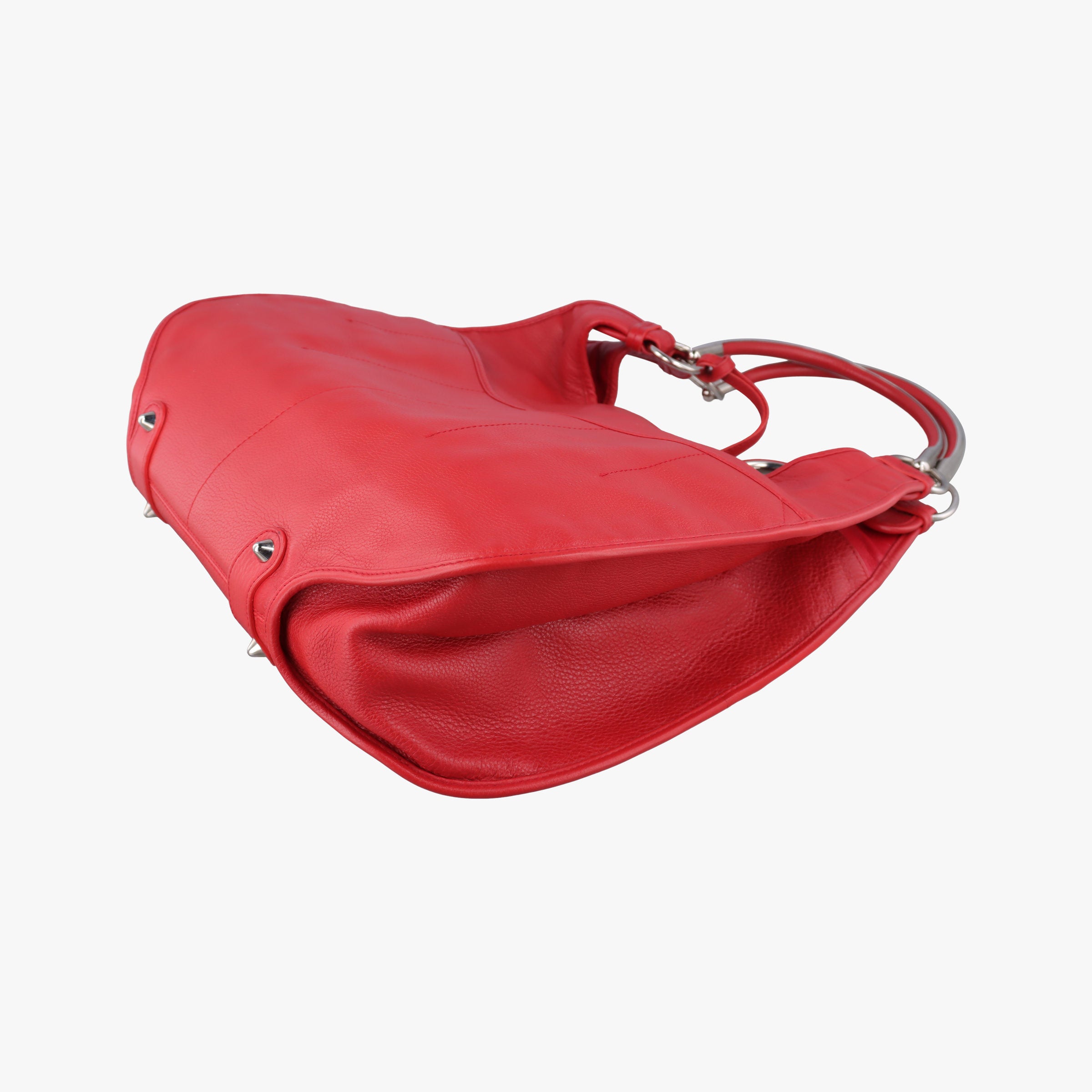 Pre-owned Christian Dior Hobo Red Leather  handbag | stylenewstar