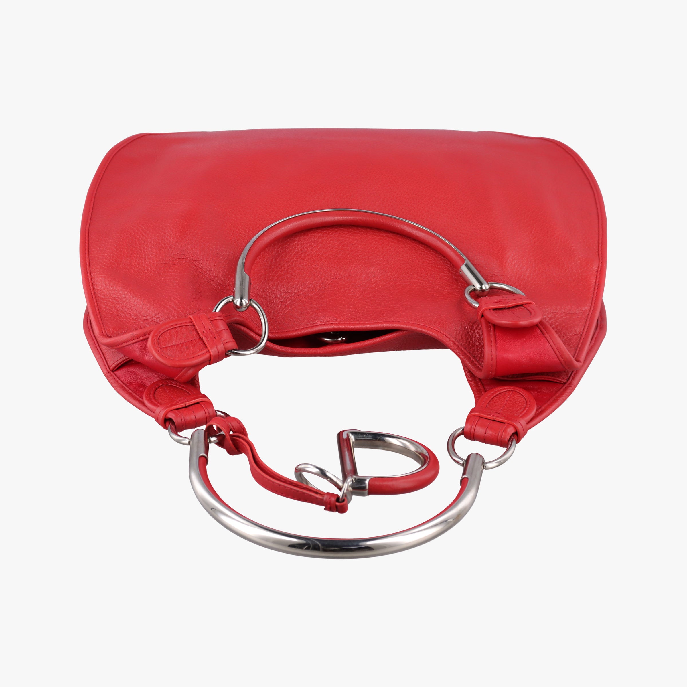 Pre-owned Christian Dior Hobo Red Leather  handbag | stylenewstar