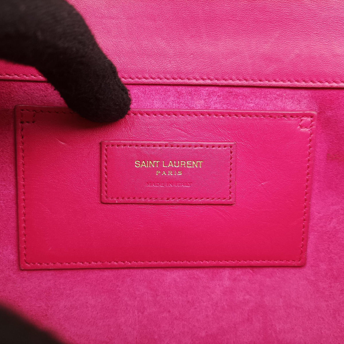 Pre-owned Yves Saint Laurent KATE Pink Leather 354119 shoulderbag | stylenewstar