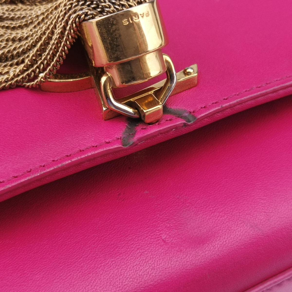 Pre-owned Yves Saint Laurent KATE Pink Leather 354119 shoulderbag | stylenewstar