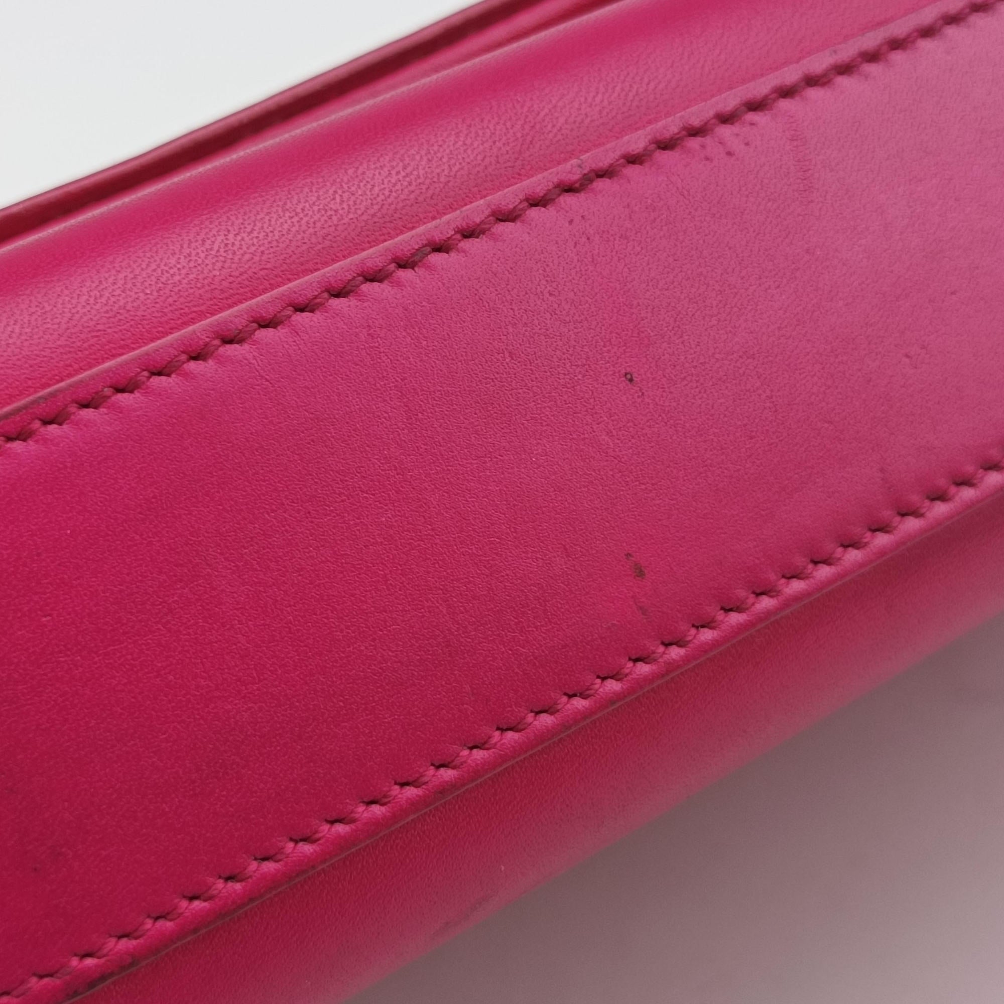 Pre-owned Yves Saint Laurent KATE Pink Leather 354119 shoulderbag | stylenewstar