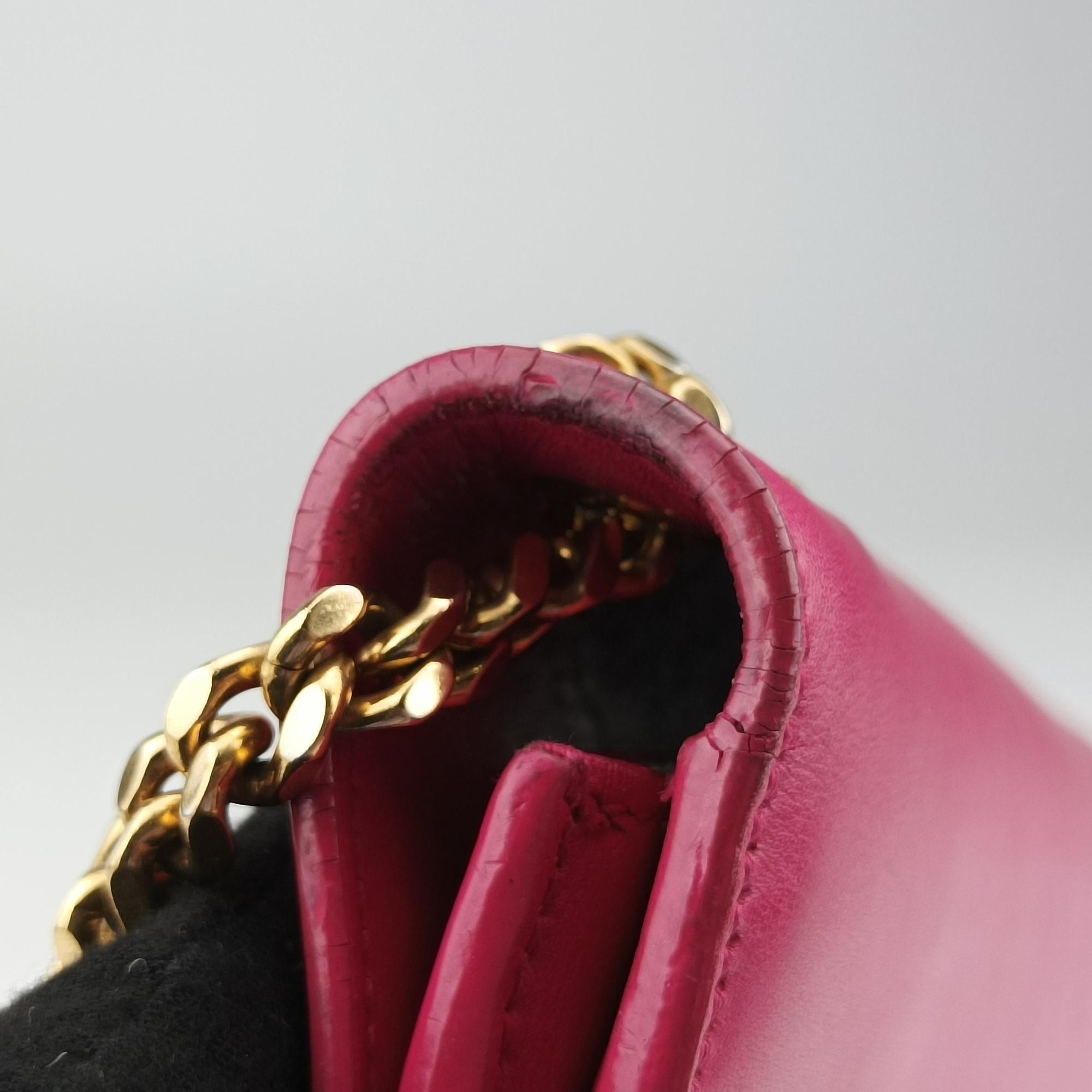 Pre-owned Yves Saint Laurent KATE Pink Leather 354119 shoulderbag | stylenewstar