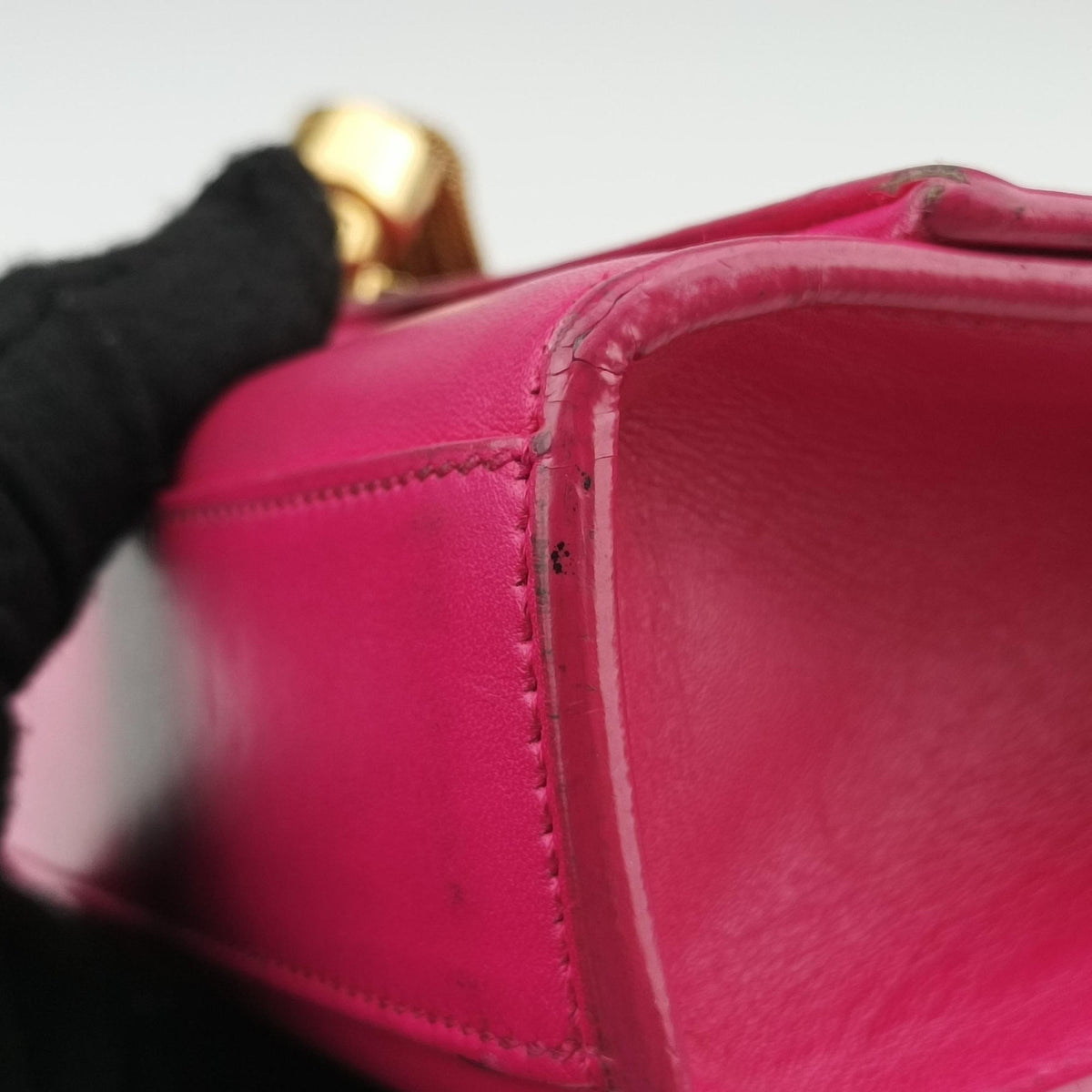 Pre-owned Yves Saint Laurent KATE Pink Leather 354119 shoulderbag | stylenewstar