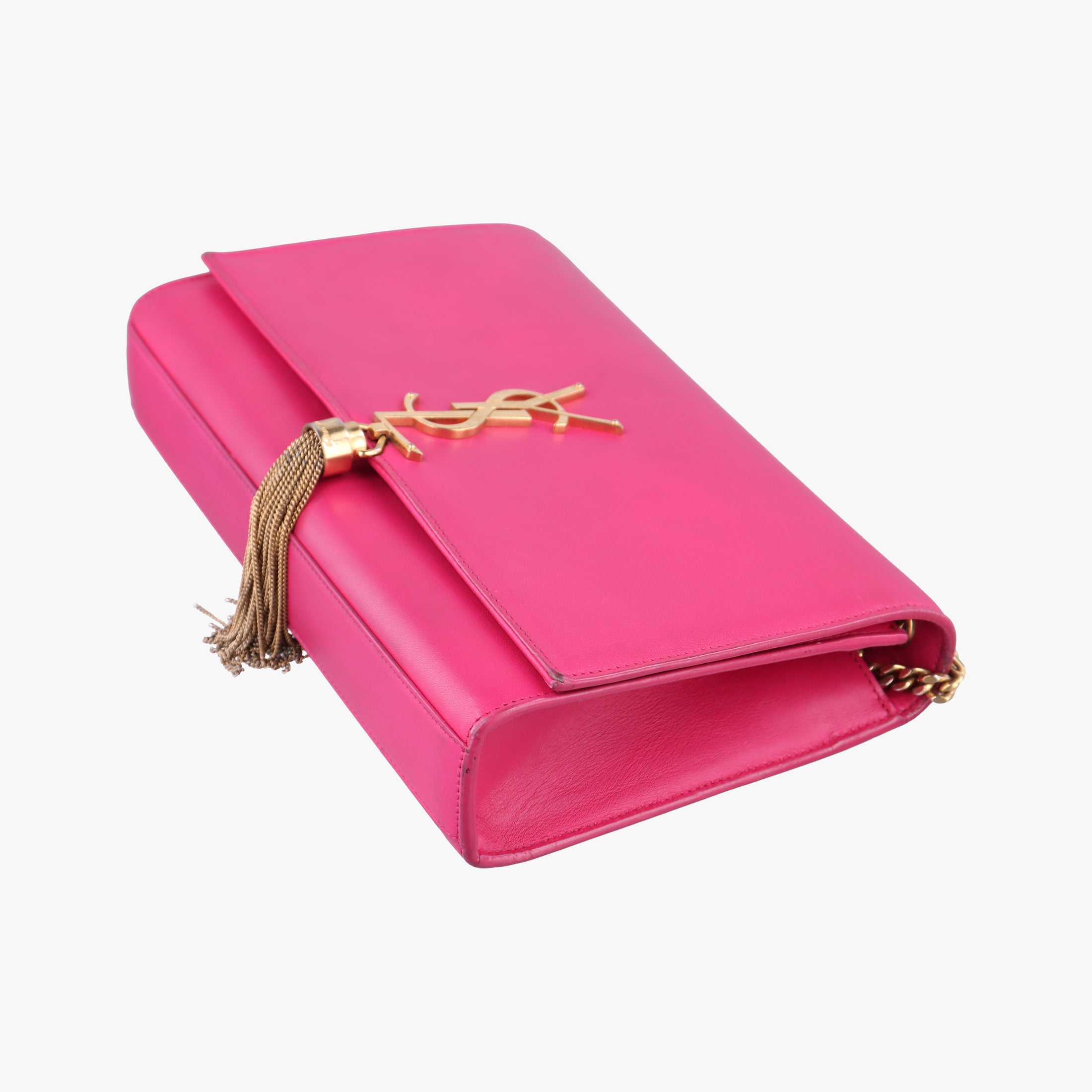 Pre-owned Yves Saint Laurent KATE Pink Leather 354119 shoulderbag | stylenewstar